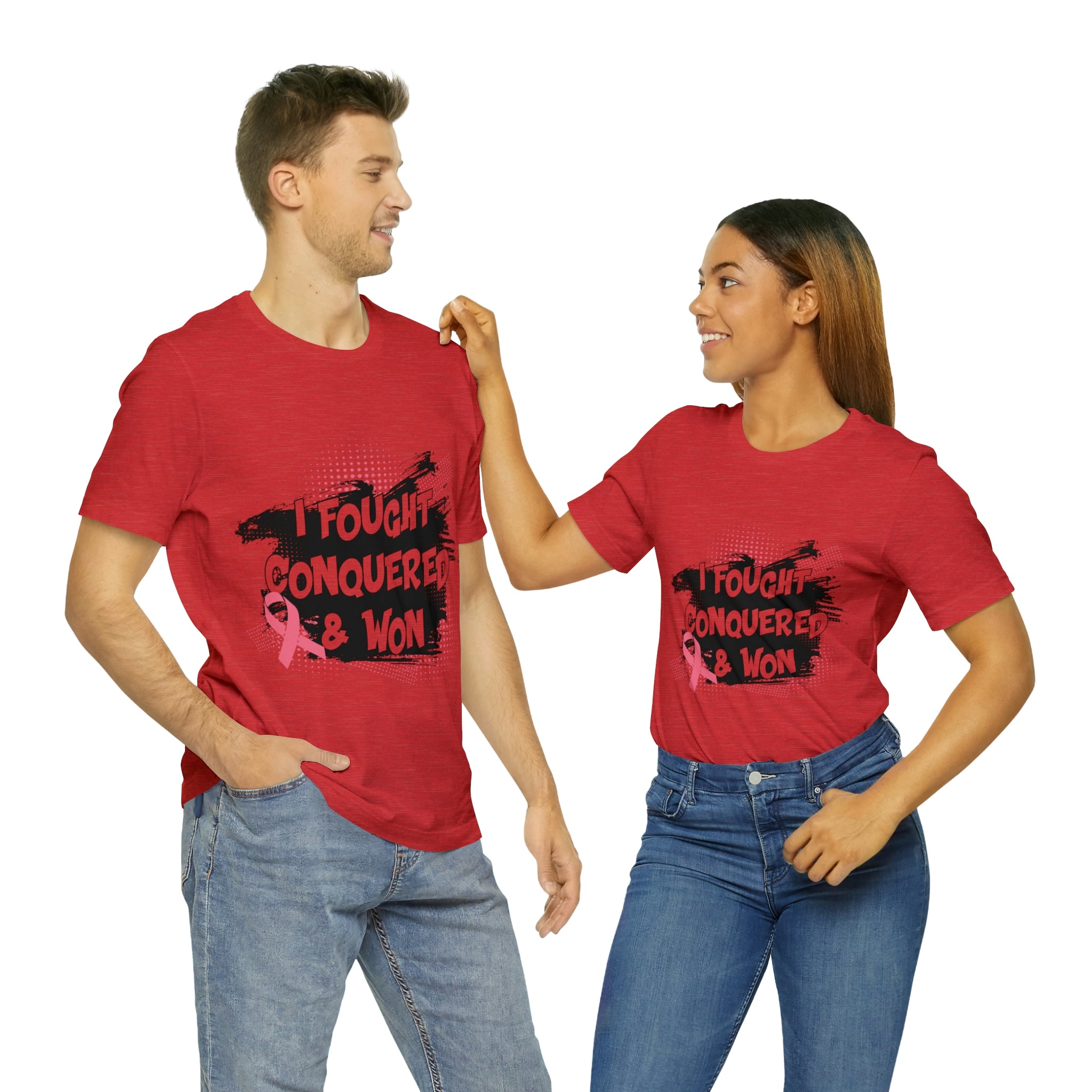 I Fought Conquered & Won - Unisex Jersey Short Sleeve Tee