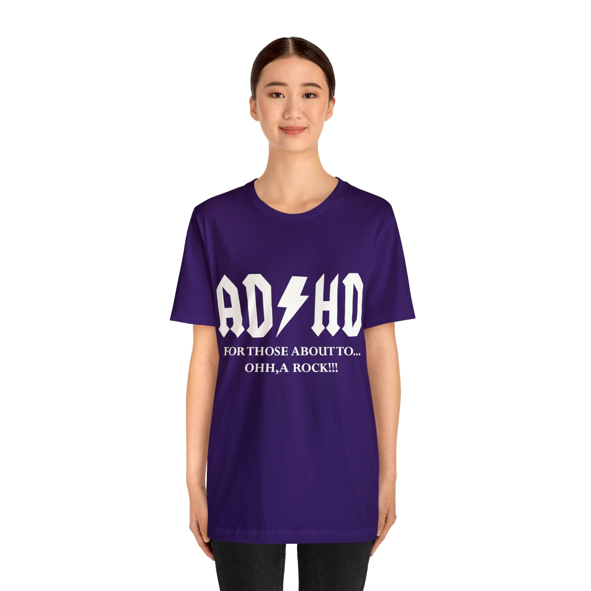 ADHD Look A Rock - Unisex Jersey Short Sleeve Tee