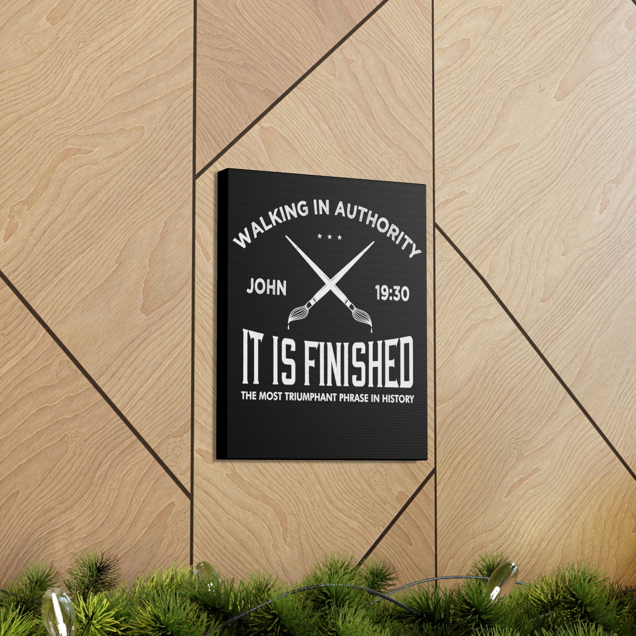 John 19:30 It Is Finished - Canvas Print