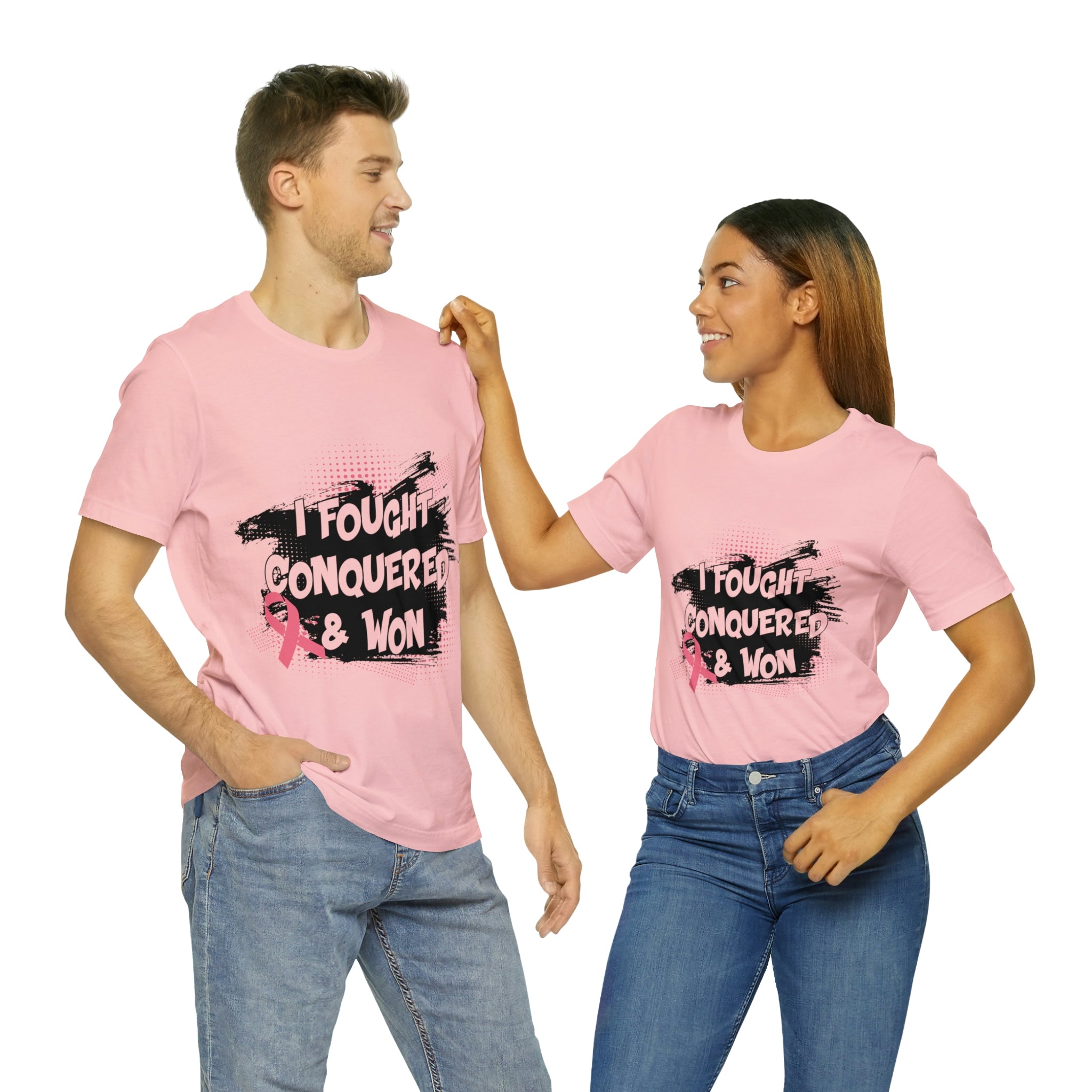 I Fought Conquered & Won - Unisex Jersey Short Sleeve Tee