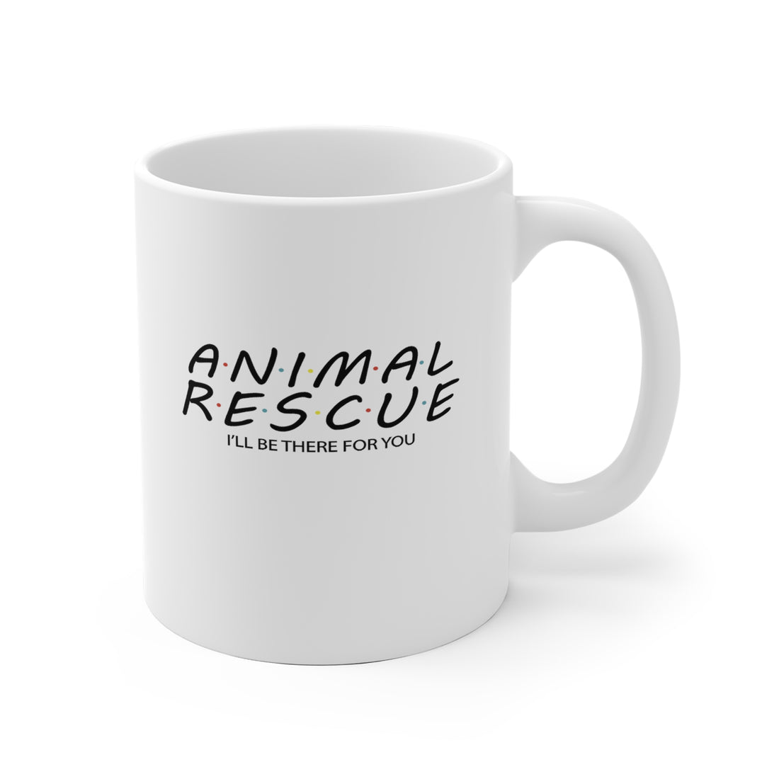 Animal Rescue - White Ceramic Mug 2 sizes Available