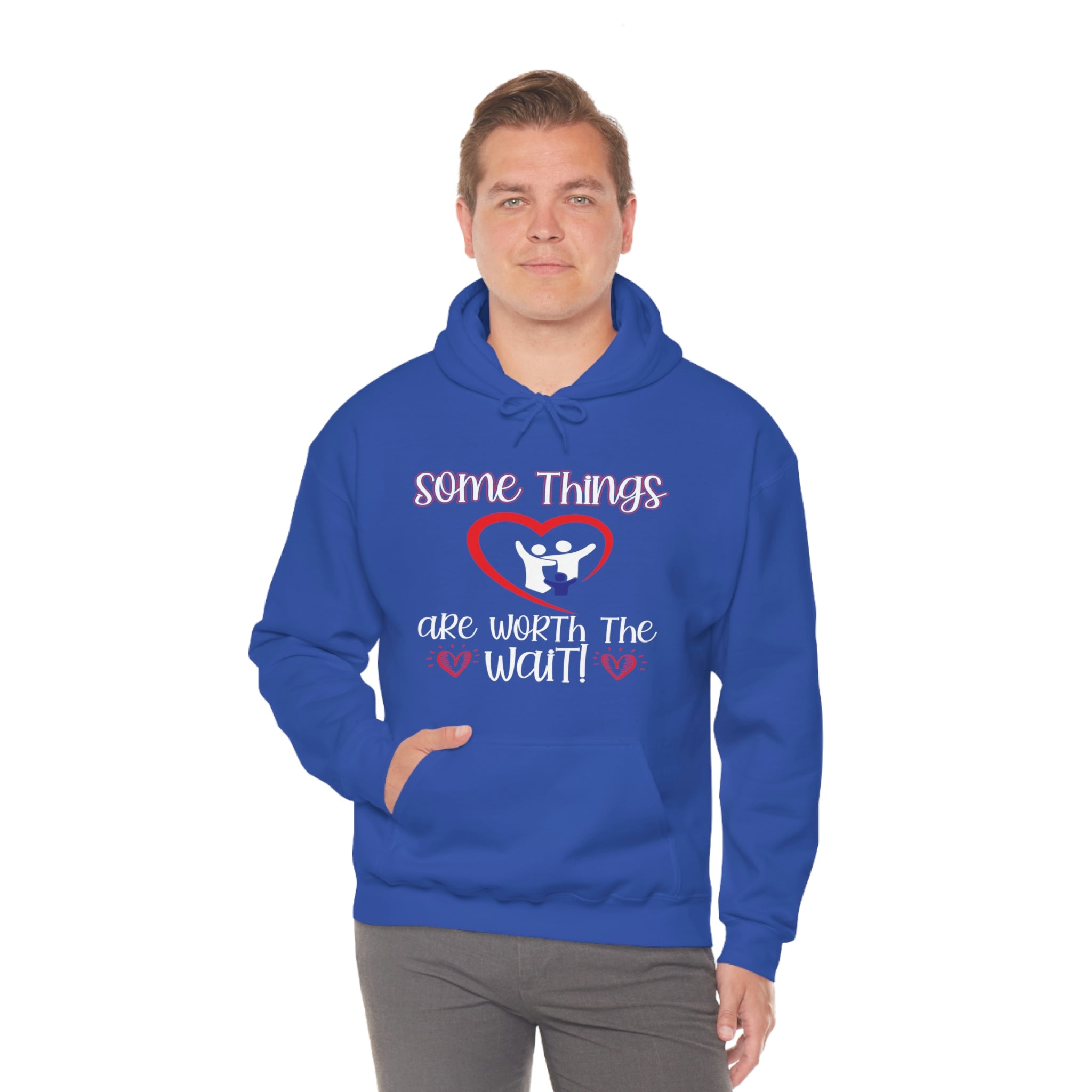 Some Things Are Worth The Wait - Unisex Heavy Blend™ Hooded Sweatshirt