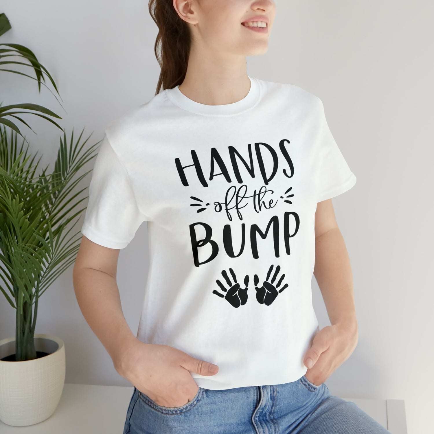 Hands Off The Bump - Unisex Jersey Short Sleeve Tee