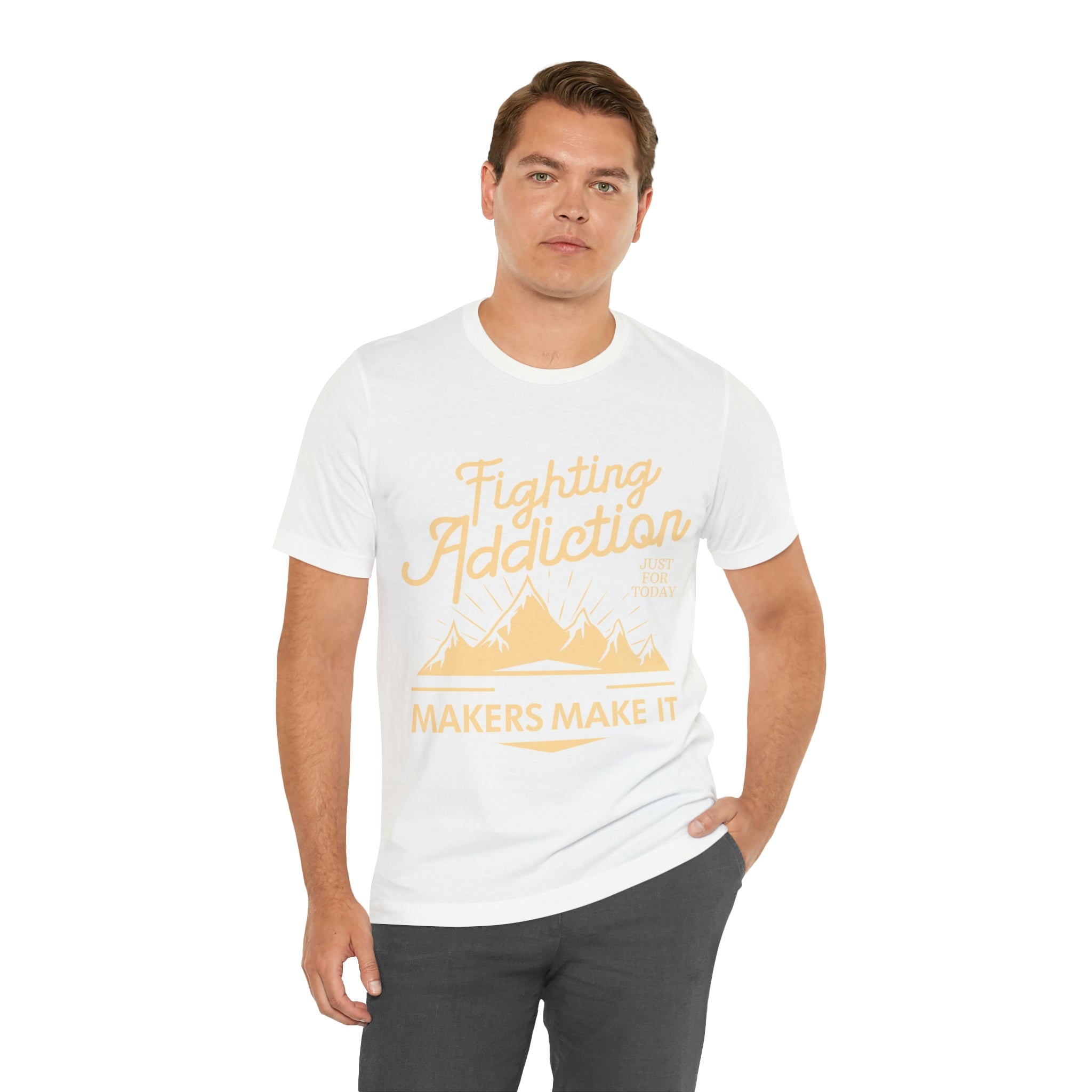 Fighting Addiction - Unisex Jersey Short Sleeve Tee