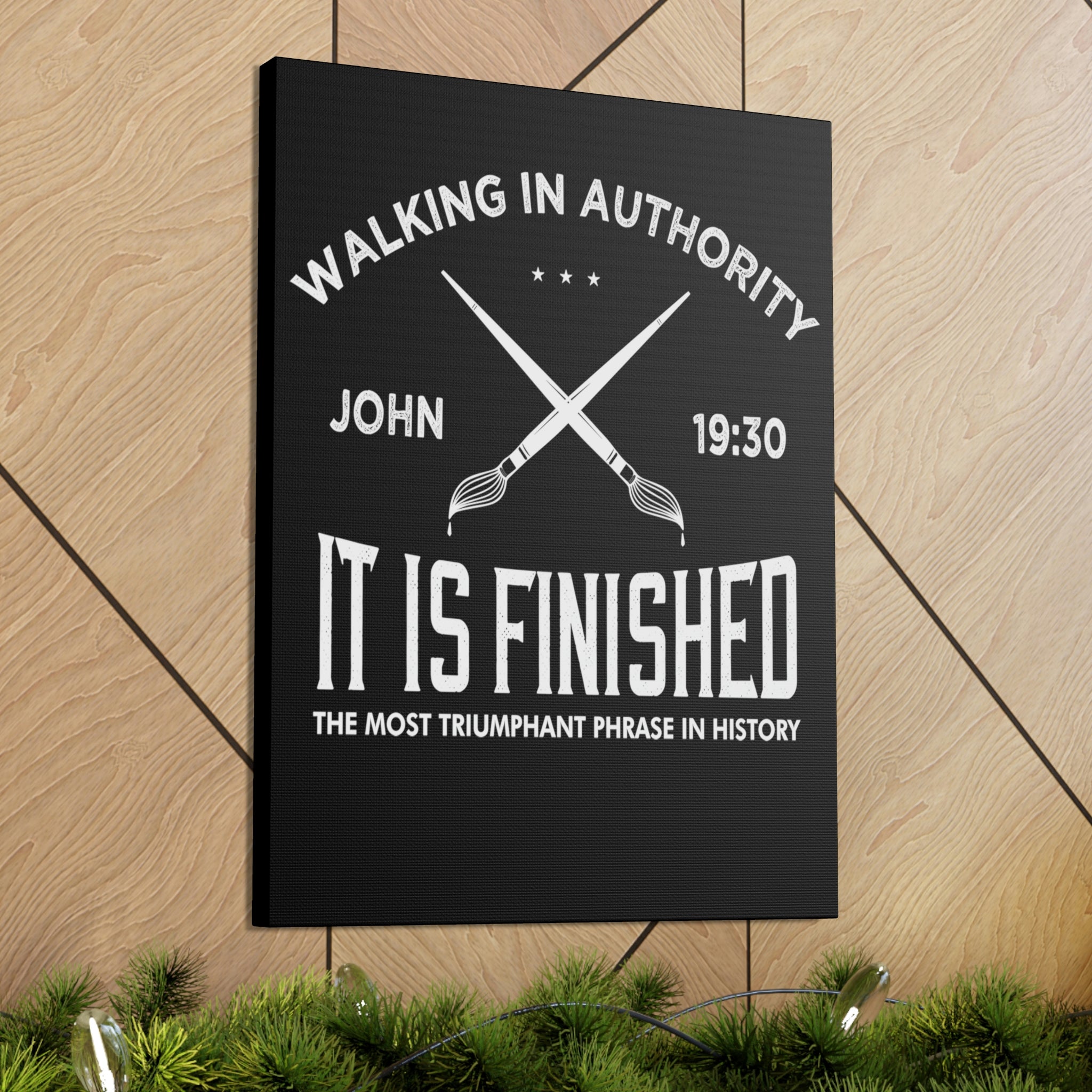 John 19:30 It Is Finished - Canvas Print