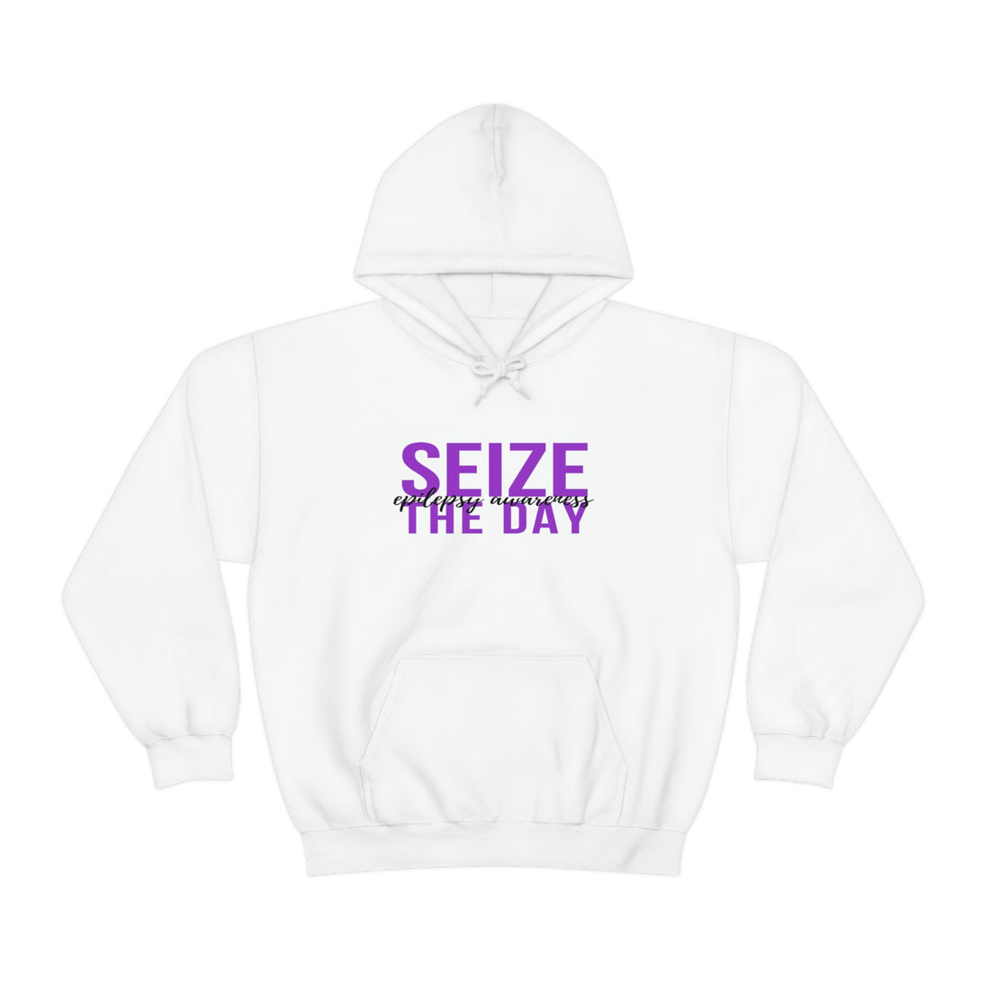 Seize The Day Epilepsy Awareness - Unisex Heavy Blend™ Hooded Sweatshirt