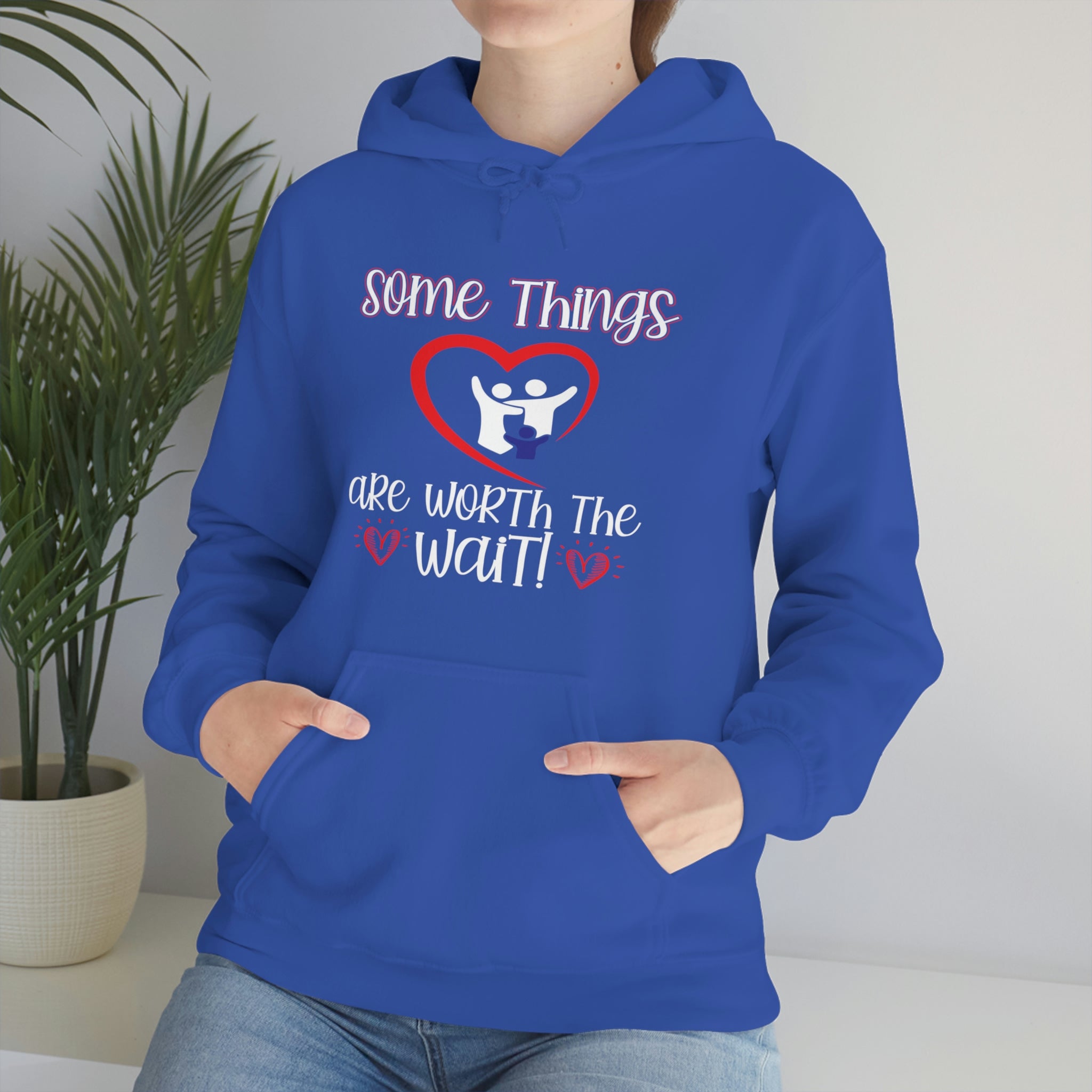 Some Things Are Worth The Wait - Unisex Heavy Blend™ Hooded Sweatshirt