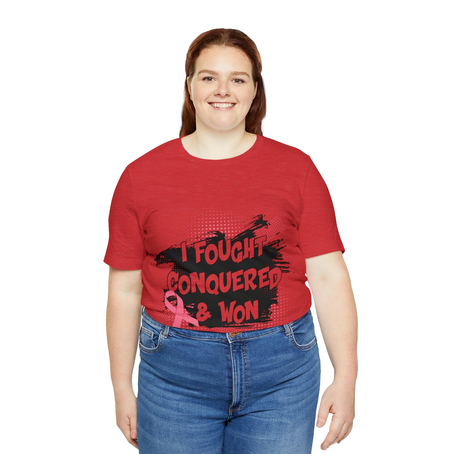 I Fought Conquered & Won - Unisex Jersey Short Sleeve Tee