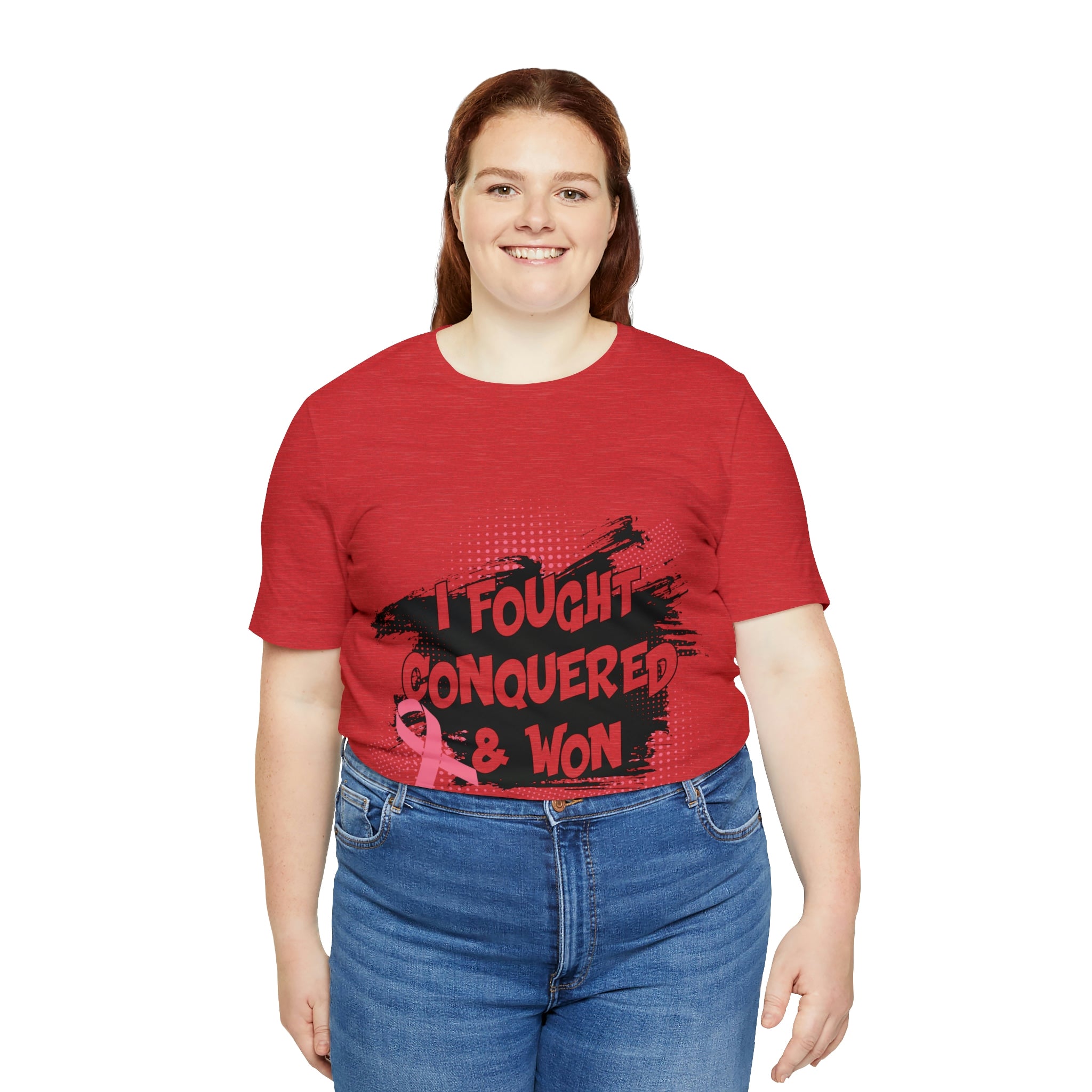 I Fought Conquered & Won - Unisex Jersey Short Sleeve Tee
