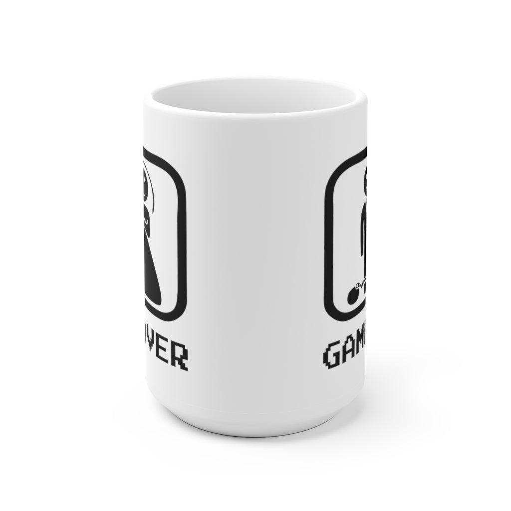Game Over - White Ceramic Mug 2 sizes Available