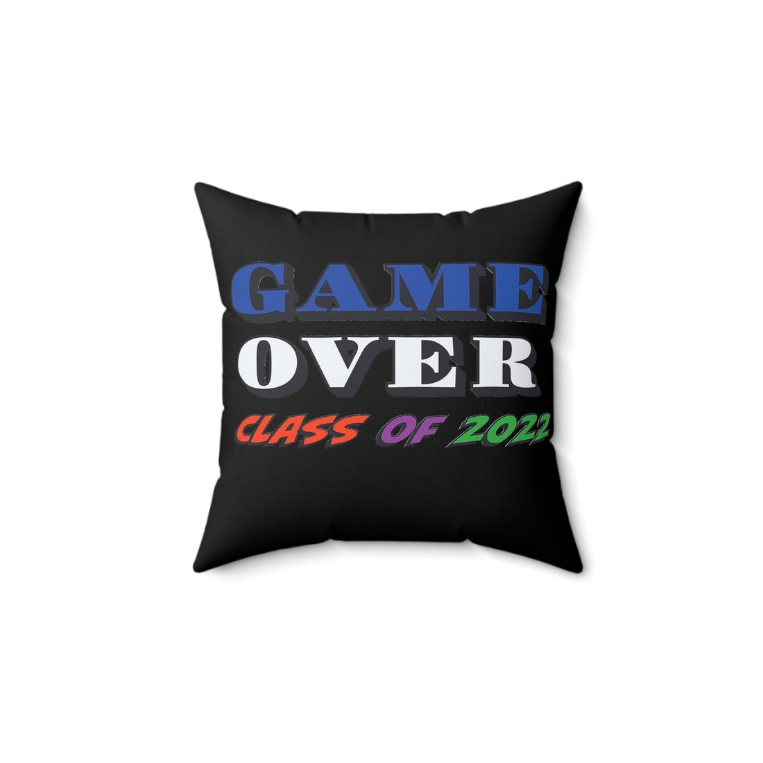 Game Over With Class Year Customizable - Pillow