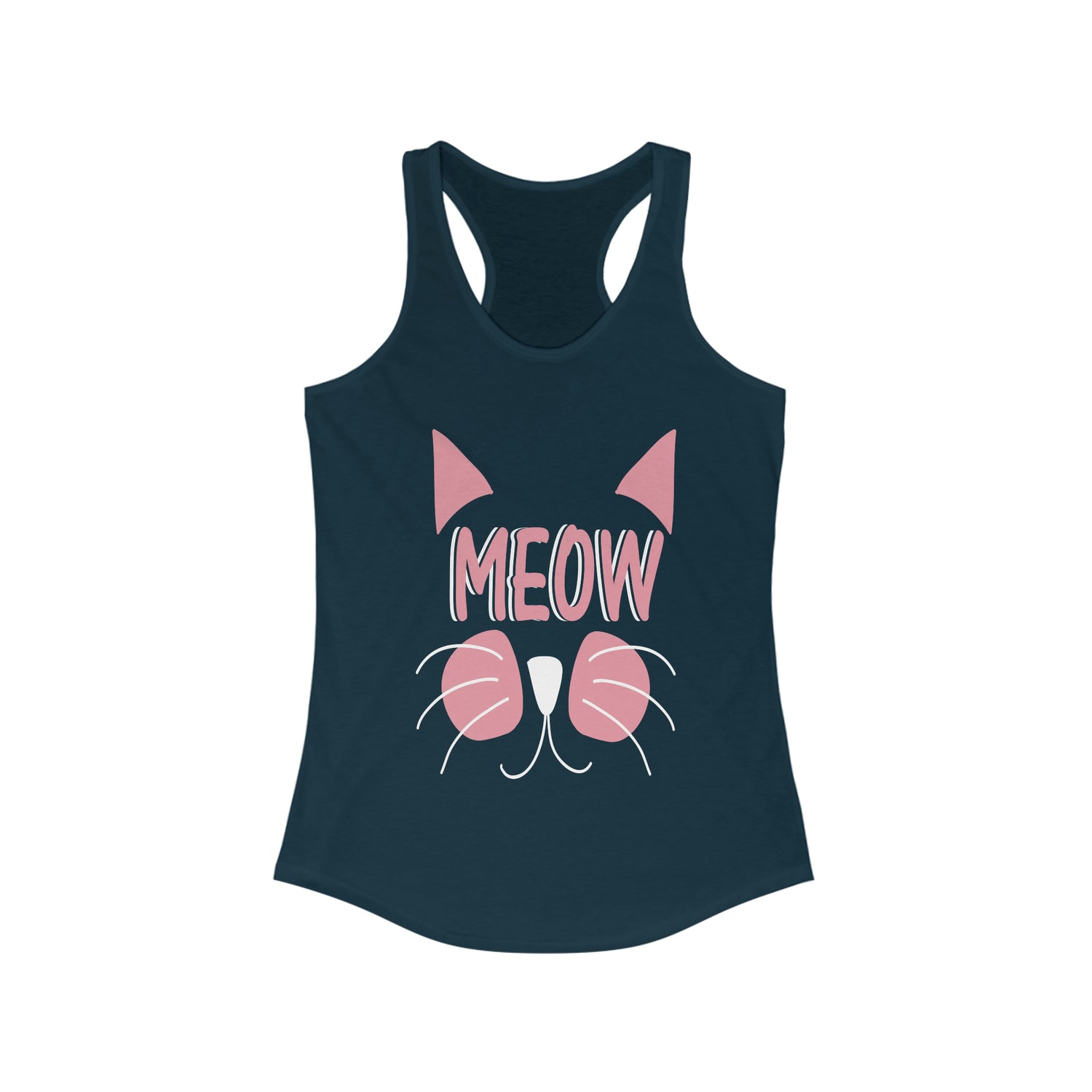 Meow - Racerback Tank Top