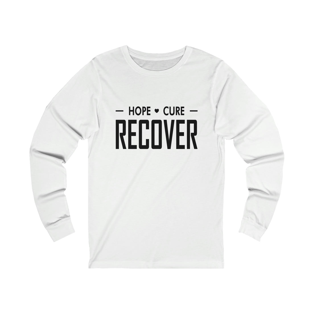 Hope Cure Recover - Unisex Jersey Long Sleeve Tee