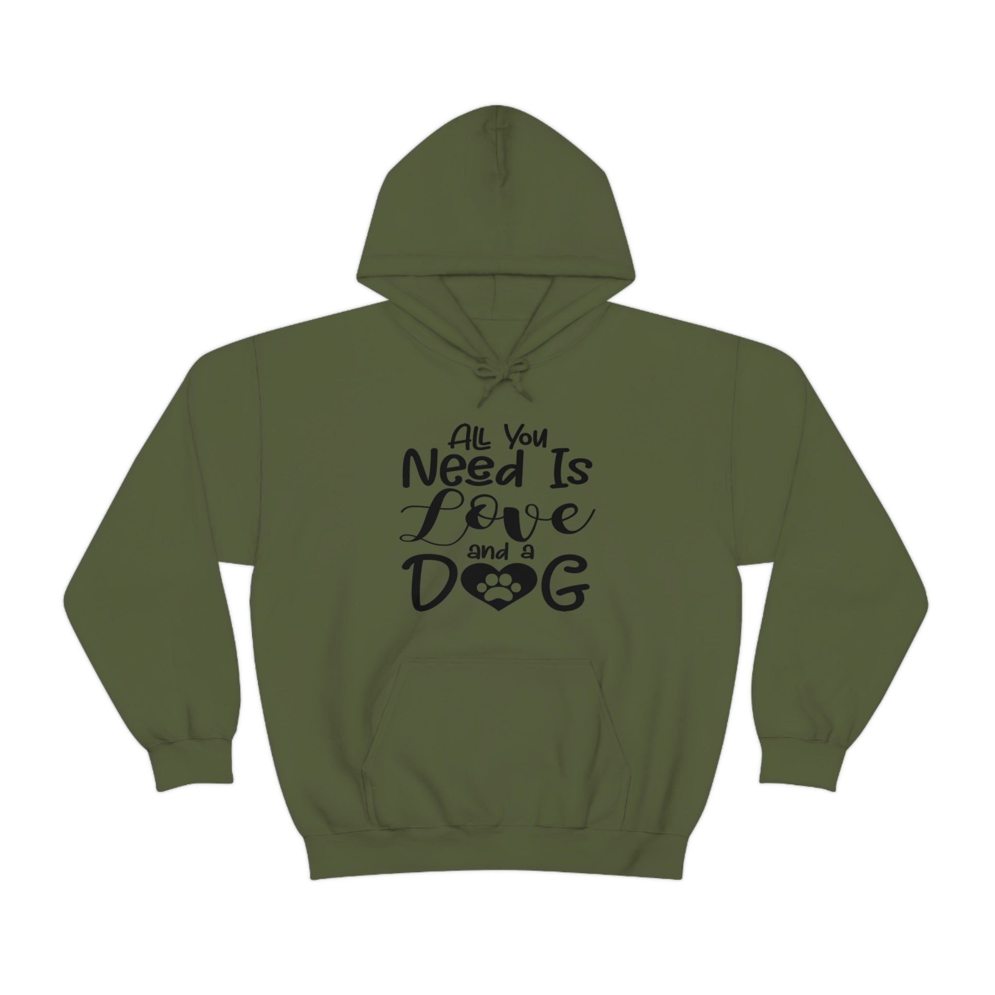 All You Need Is Love & A Dog - Unisex Heavy Blend™ Hooded Sweatshirt