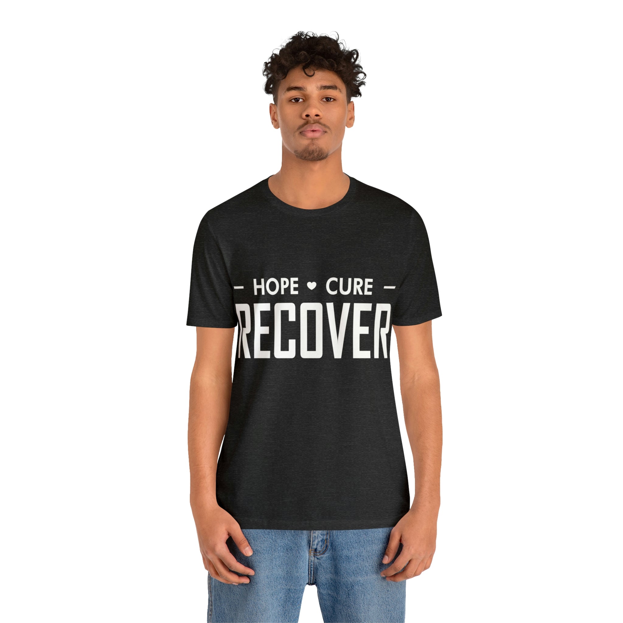 Hope Cure Recover - Unisex Jersey Short Sleeve Tee