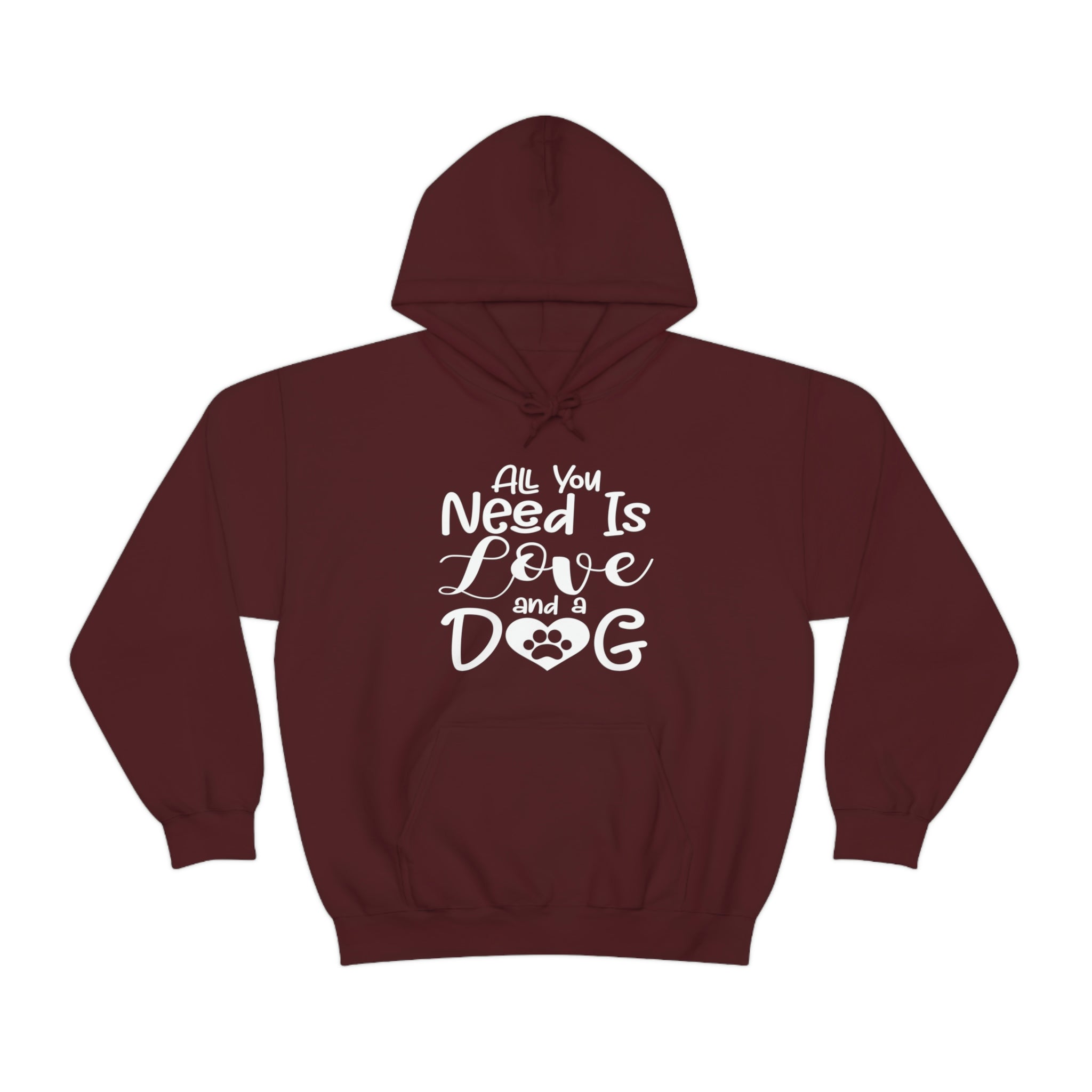 All You Need Is Love & A Dog - Unisex Heavy Blend™ Hooded Sweatshirt