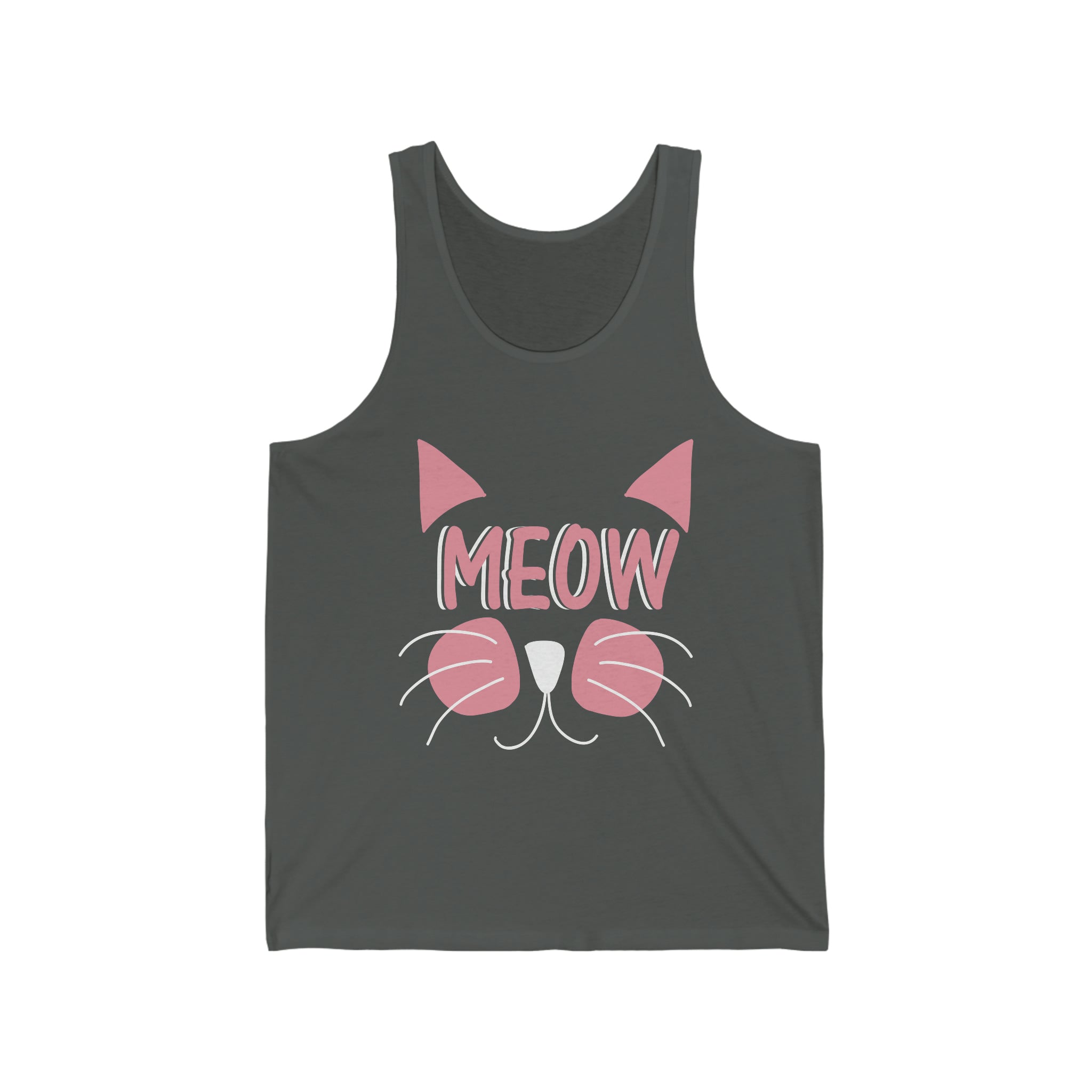 Meow - Unisex Jersey Tank Top