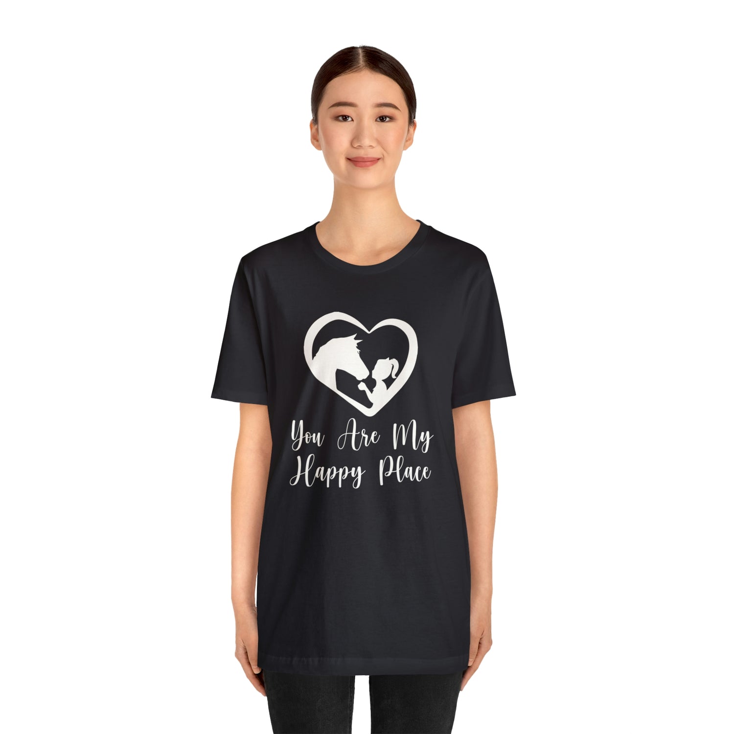 You Are My Happy Place - Unisex Jersey Short Sleeve Tee
