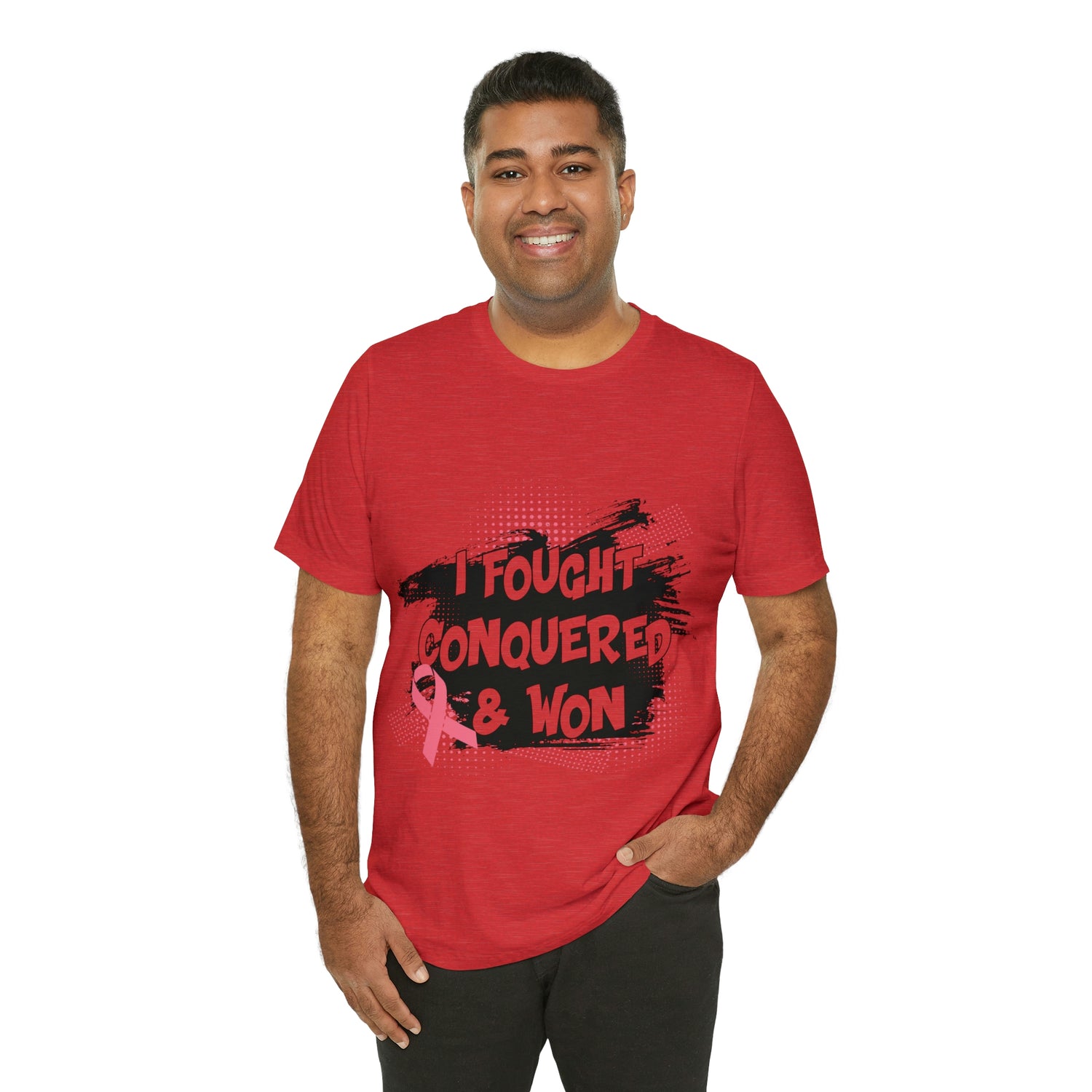 I Fought Conquered & Won - Unisex Jersey Short Sleeve Tee
