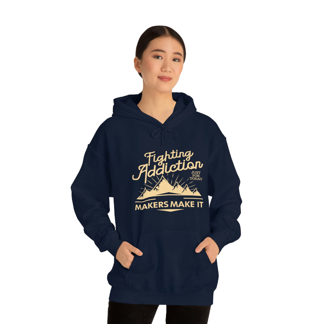 Fighting Addiction - Unisex Heavy Blend™ Hooded Sweatshirt