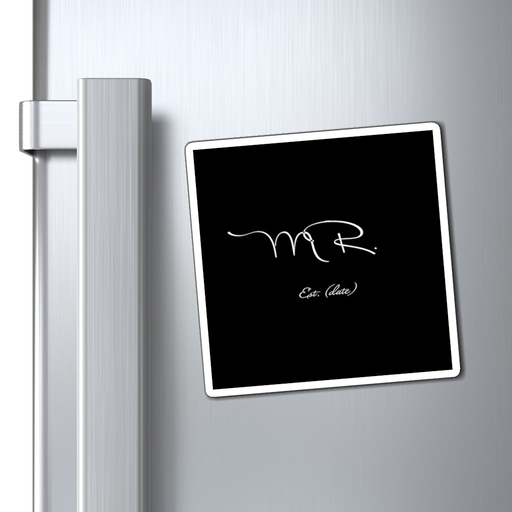 Mr. Established Wedding Date Customizable - Magnet