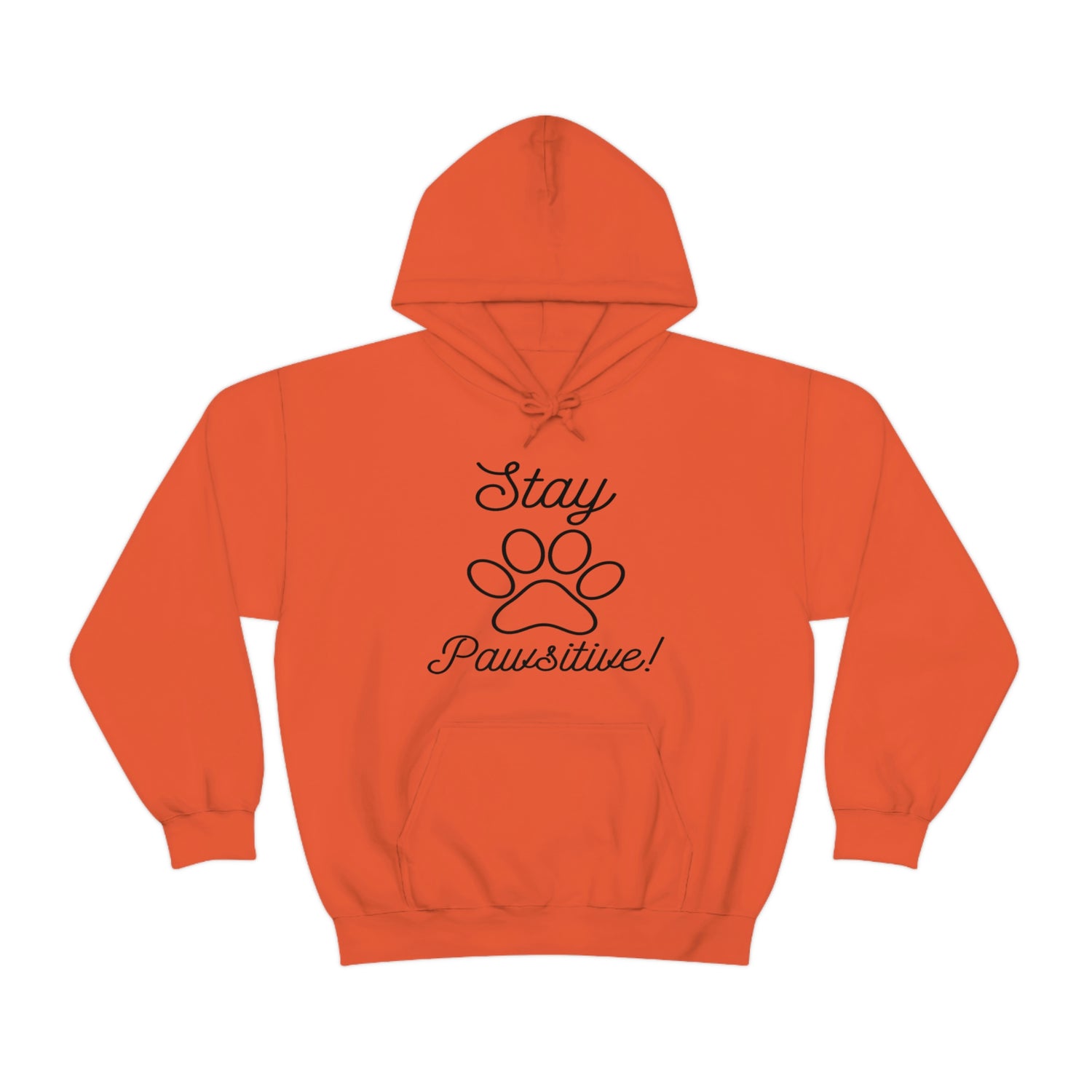 Stay Pawsitive - Unisex Heavy Blend™ Hooded Sweatshirt