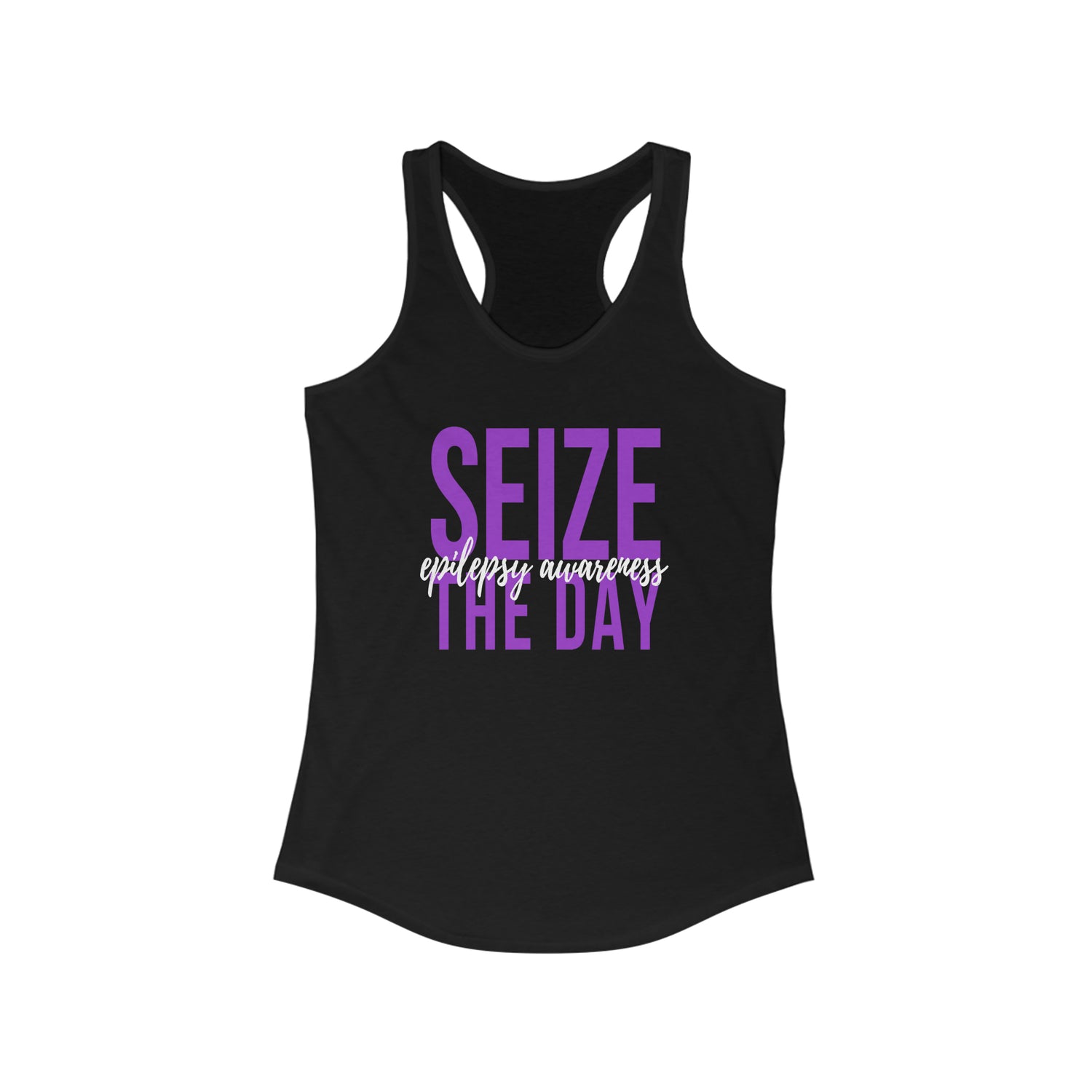 Seize The Day Epilepsy Awareness - Racerback Tank Top