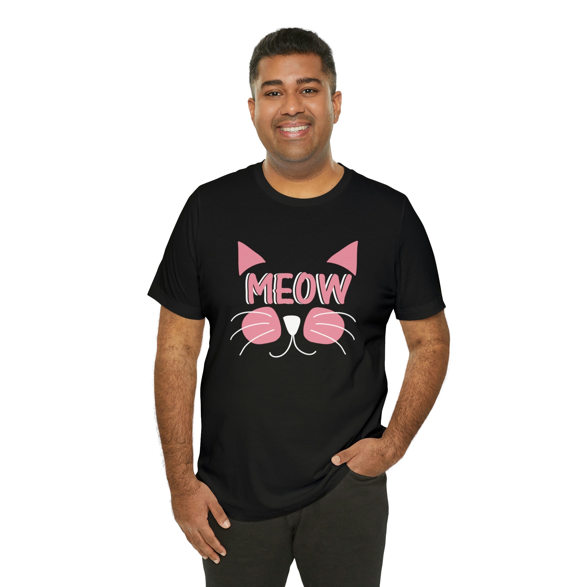Meow - Unisex Jersey Short Sleeve Tee