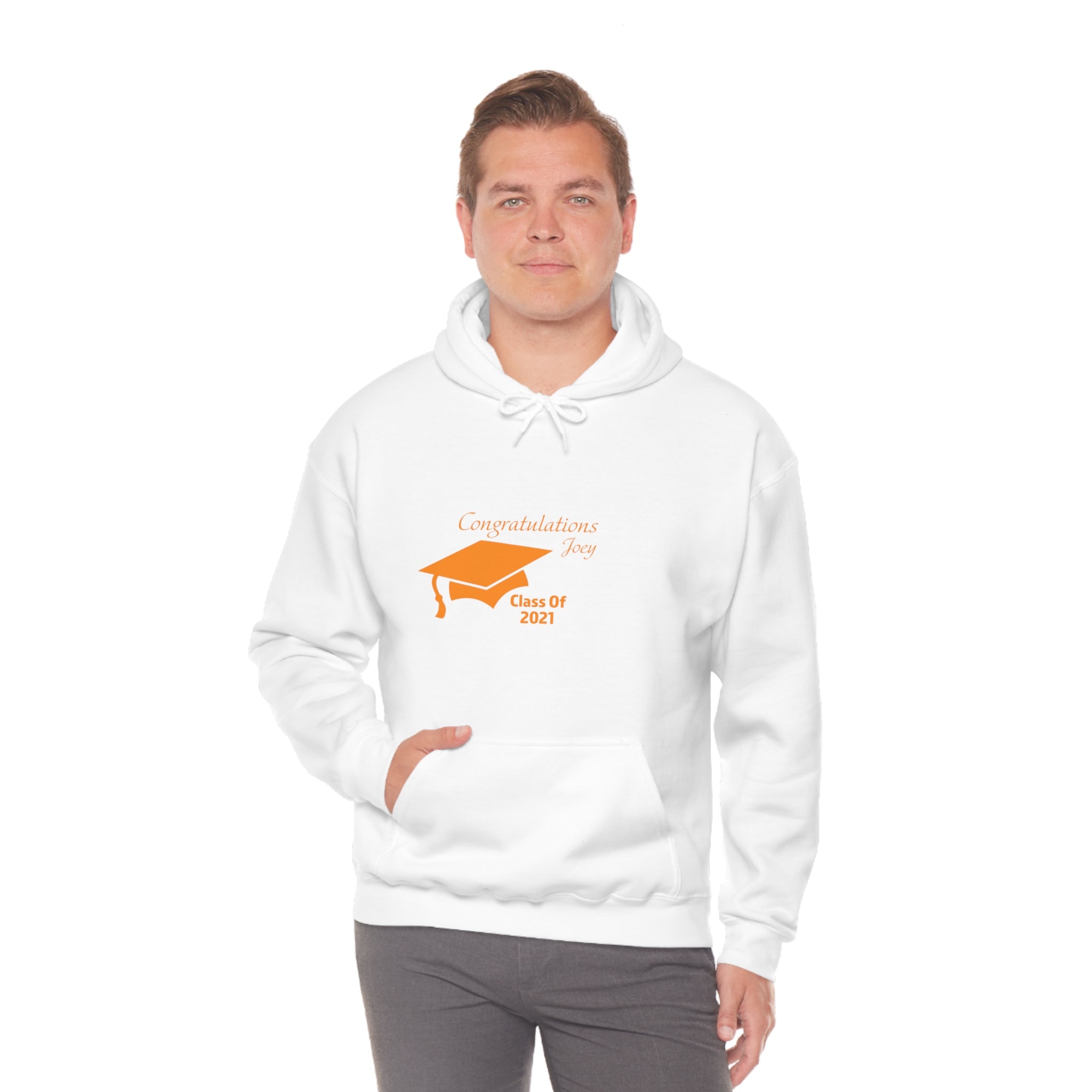 Congratulations With Year & Name Customizable - Unisex Heavy Blend™ Hooded Sweatshirt