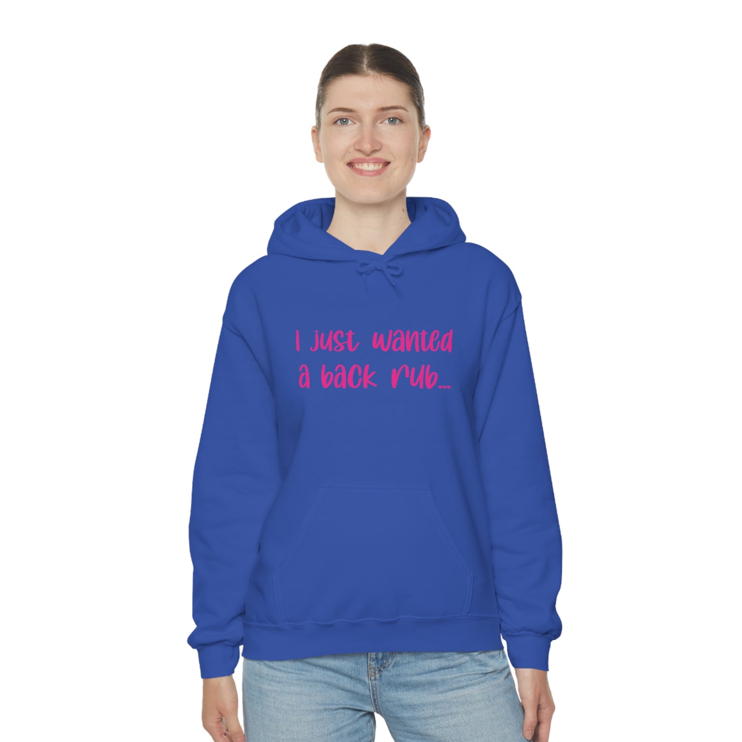 I Just Wanted A Back Rub - Unisex Heavy Blend™ Hooded Sweatshirt