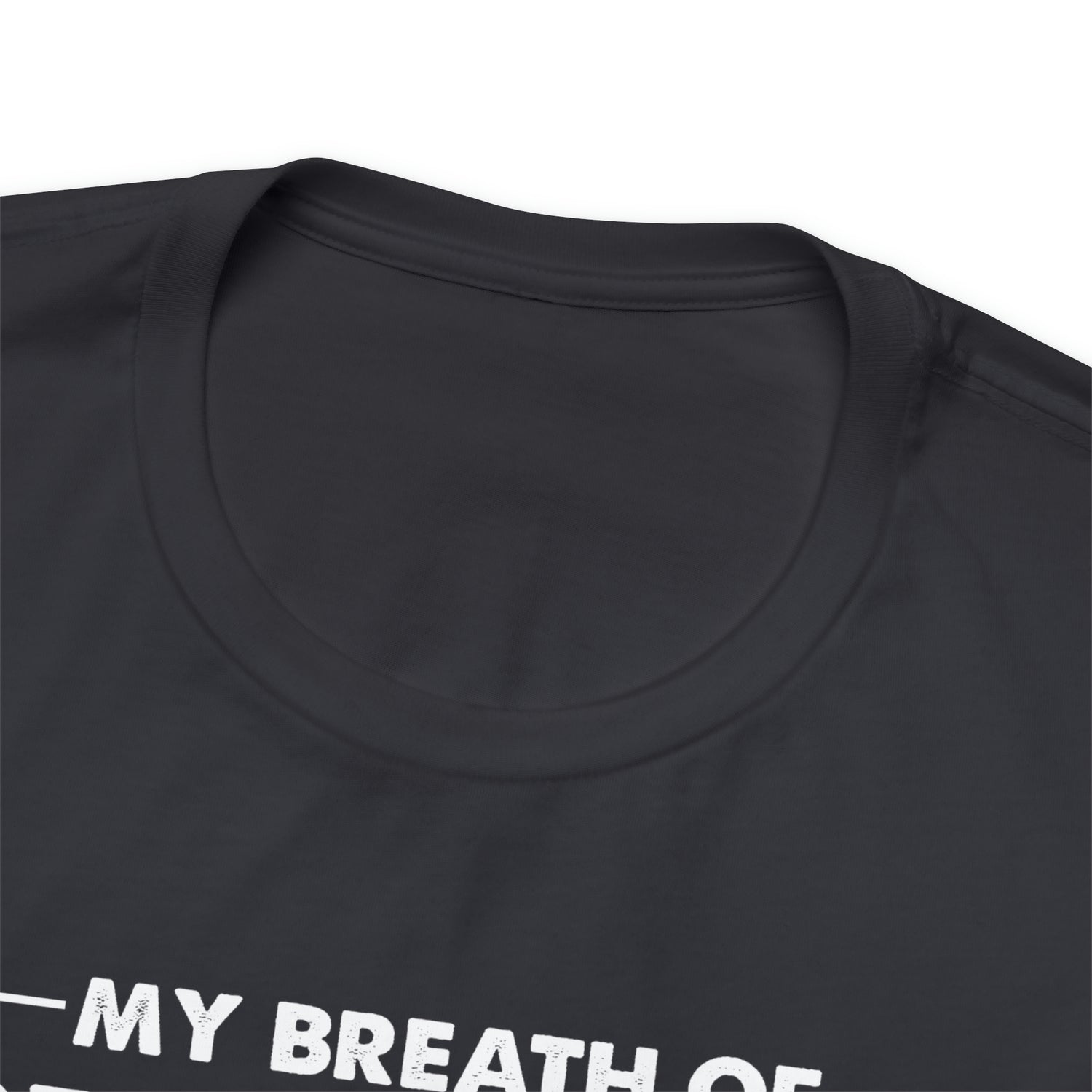 My Breath Of Fresh Air Is The Smell Of My Horse - Unisex Jersey Short Sleeve Tee