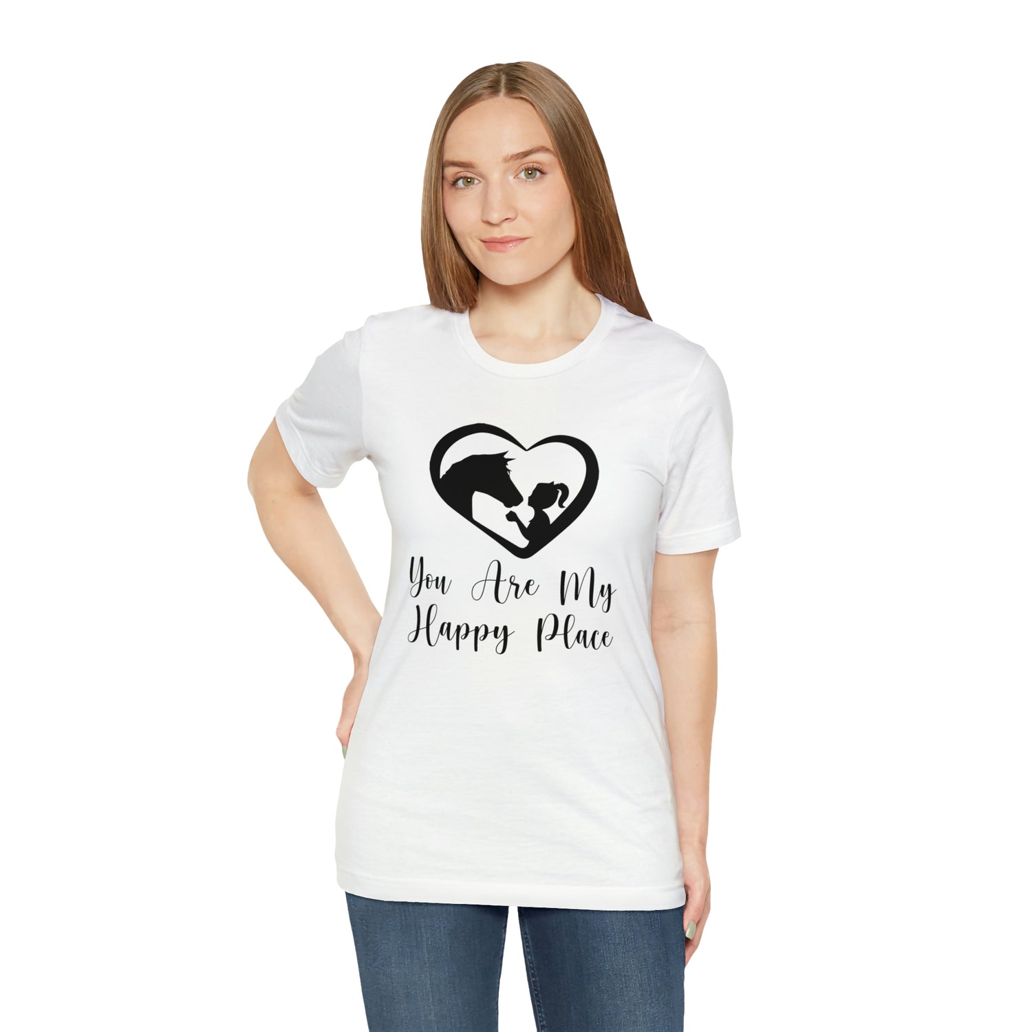 You Are My Happy Place - Unisex Jersey Short Sleeve Tee