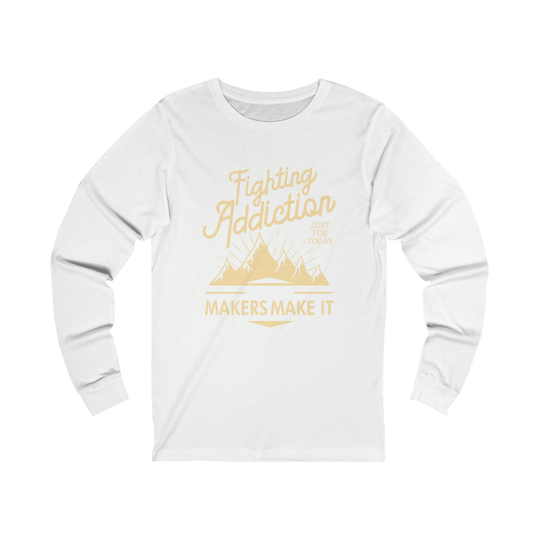 Fighting Addiction - Unisex Jersey Long Sleeve Tee