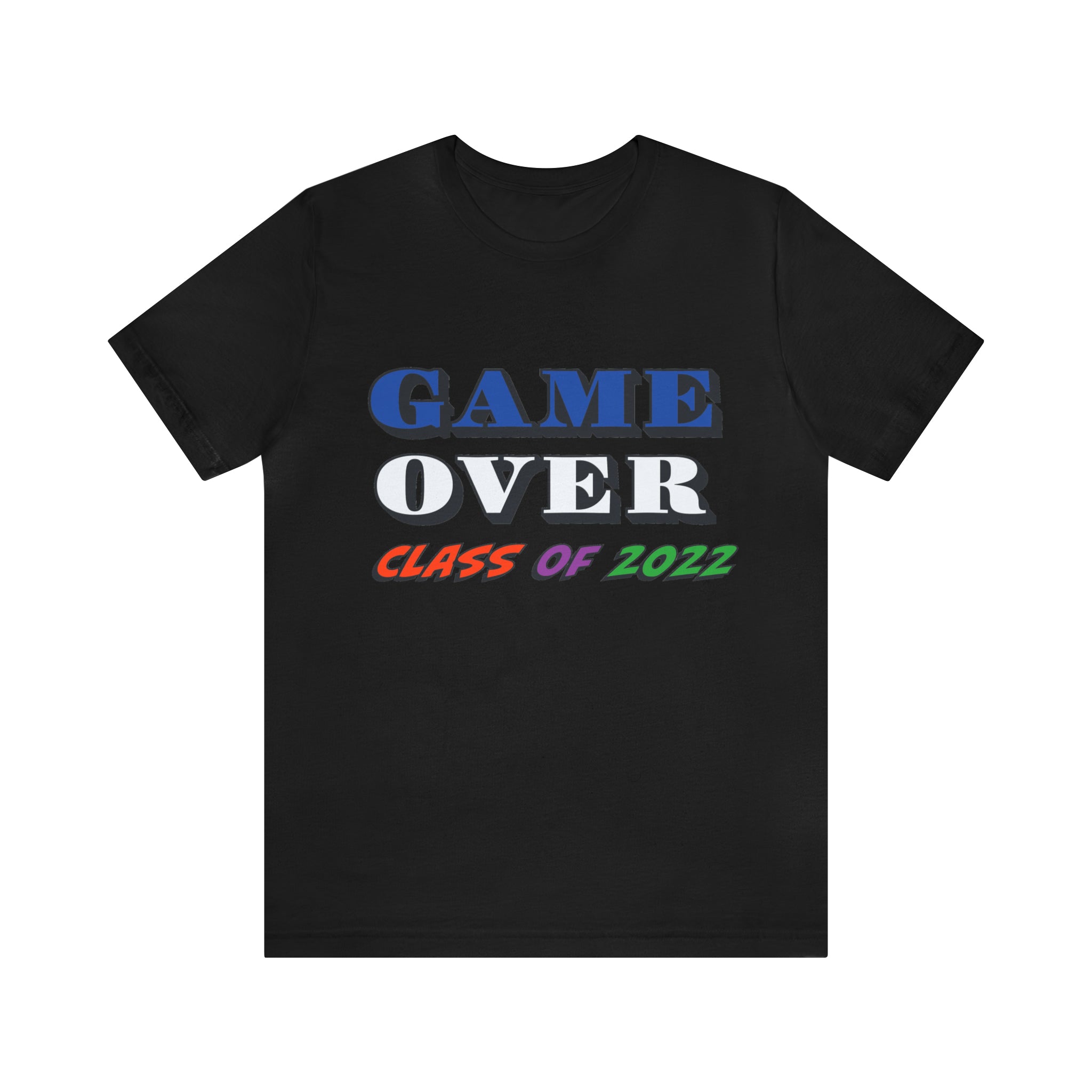 Game Over With Class Year Customizable- Unisex Jersey Short Sleeve Tee