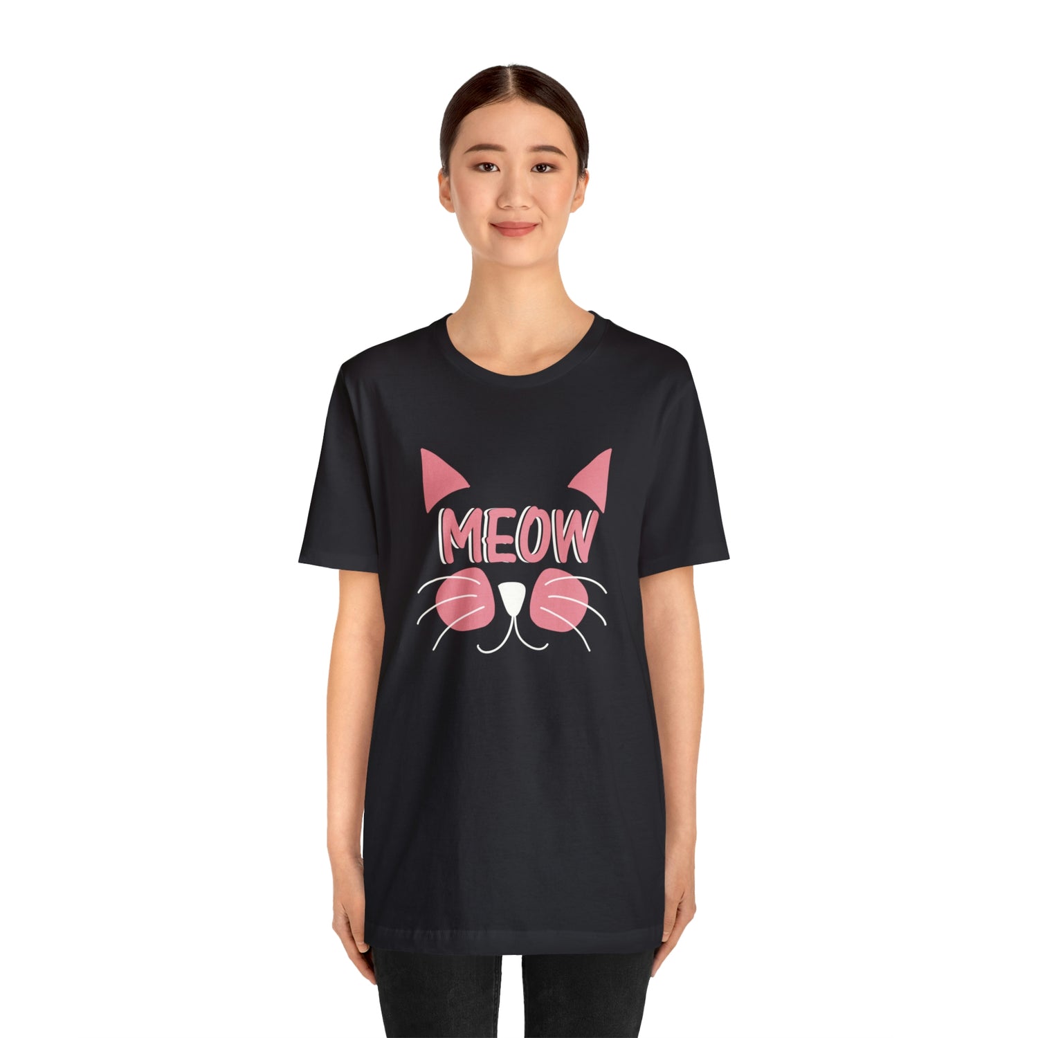 Meow - Unisex Jersey Short Sleeve Tee