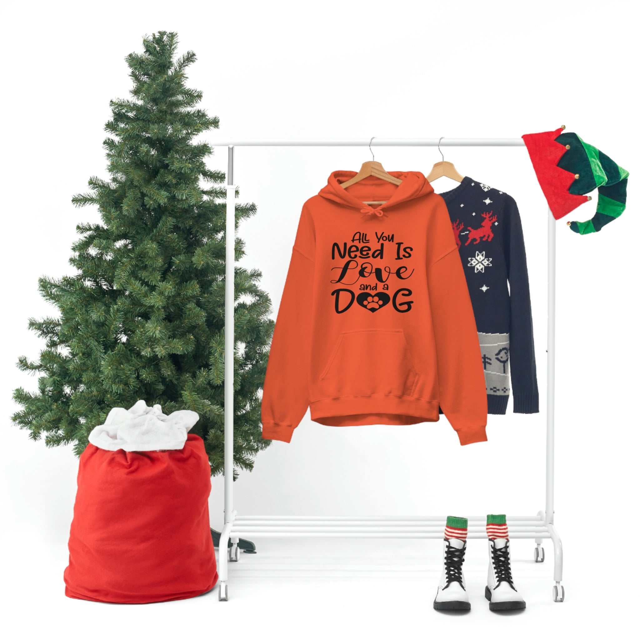 All You Need Is Love & A Dog - Unisex Heavy Blend™ Hooded Sweatshirt