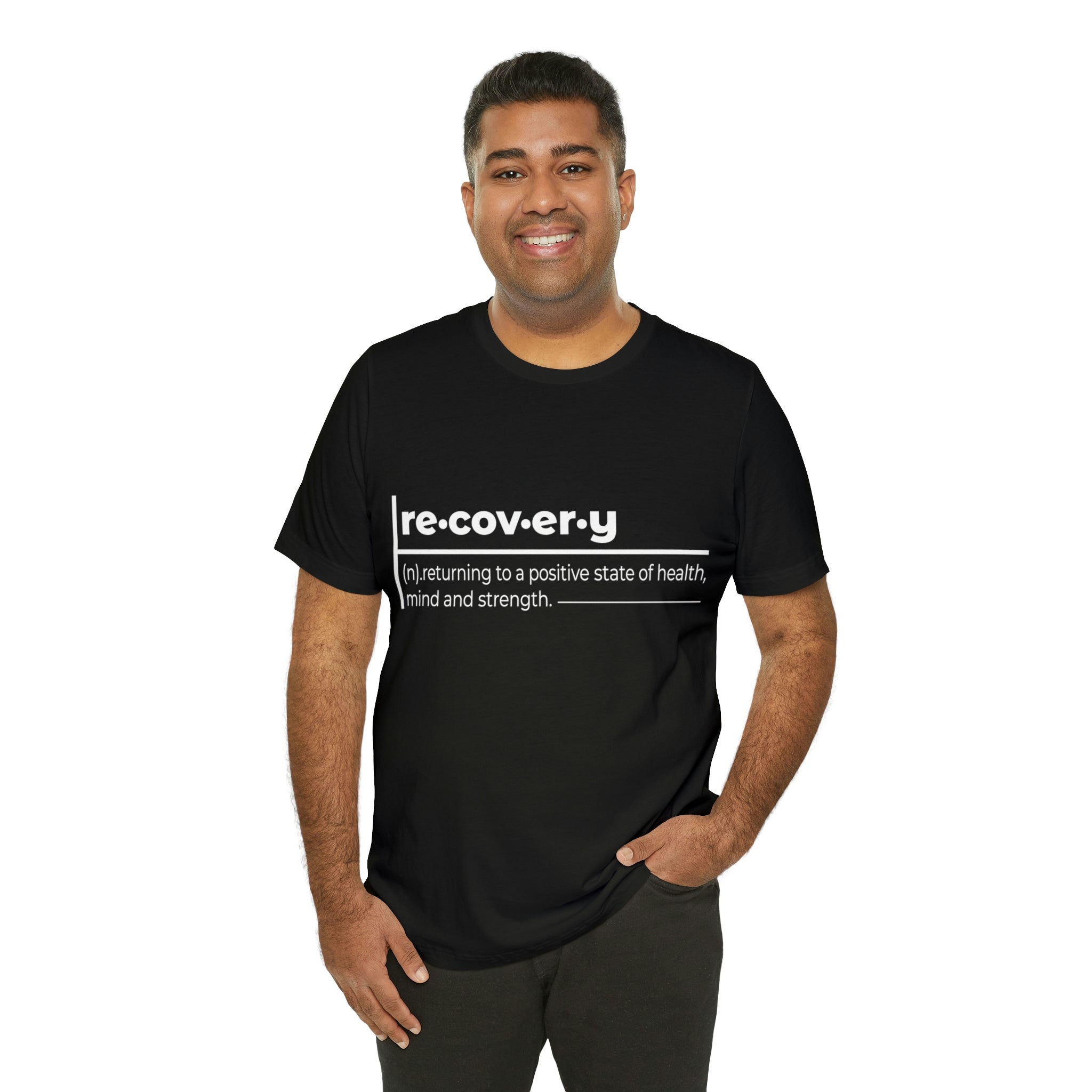 Recovery Definition - Unisex Jersey Short Sleeve Tee