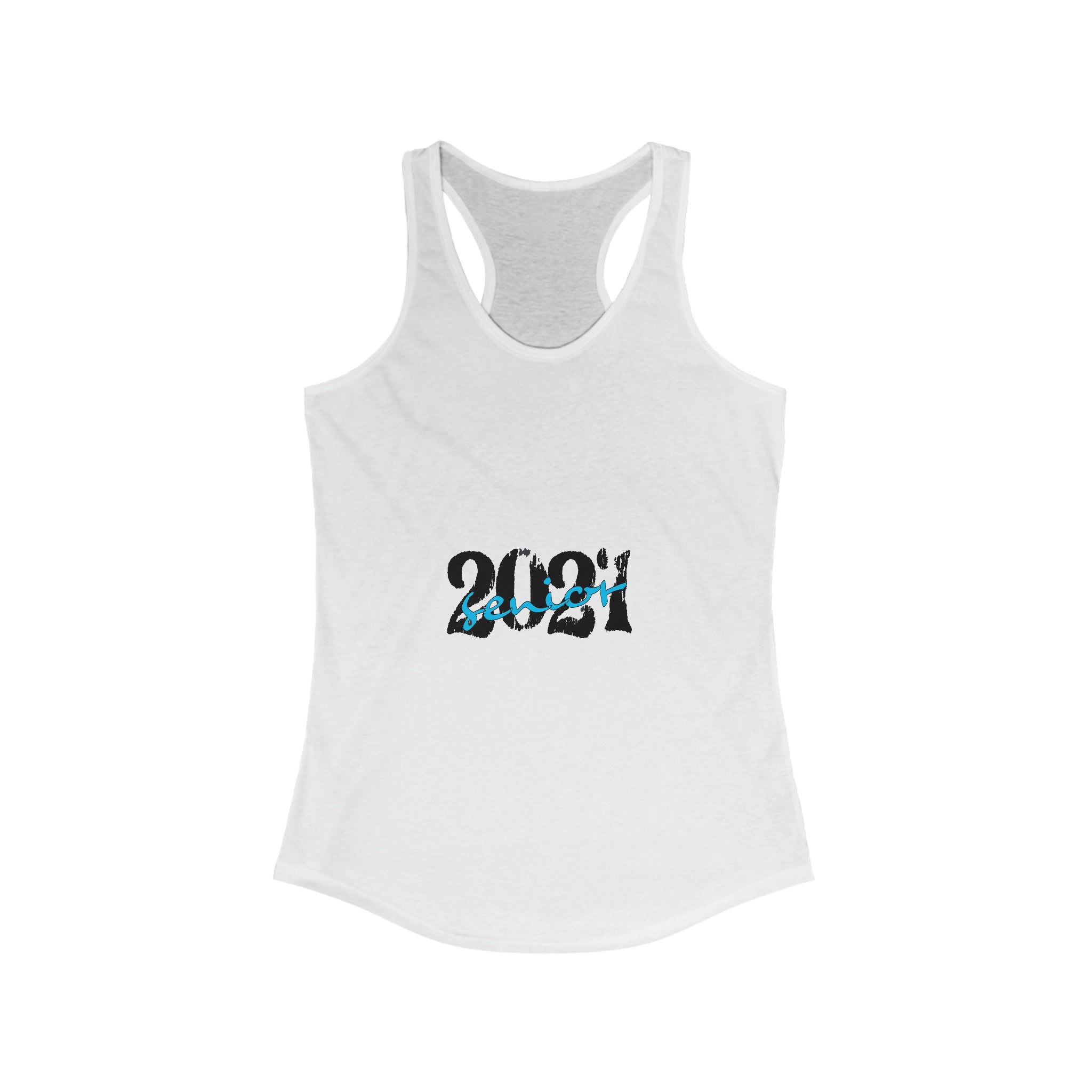 Senior With Class Year Customizable - Racerback Tank Top