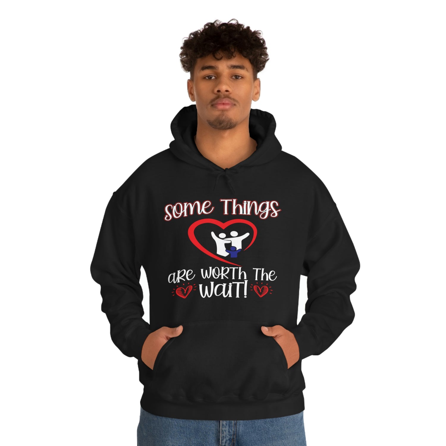 Some Things Are Worth The Wait - Unisex Heavy Blend™ Hooded Sweatshirt