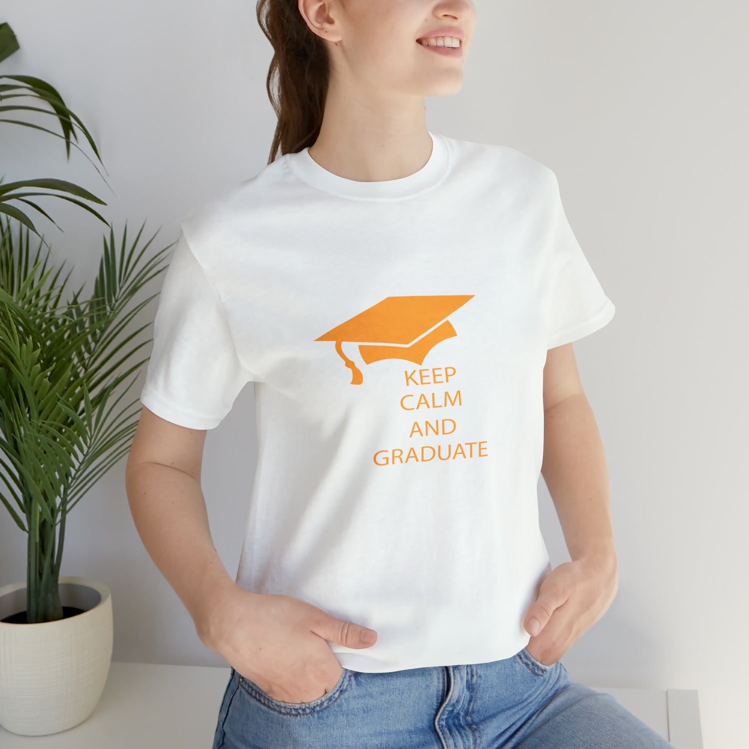 Keep Calm And Graduate - Unisex Jersey Short Sleeve Tee