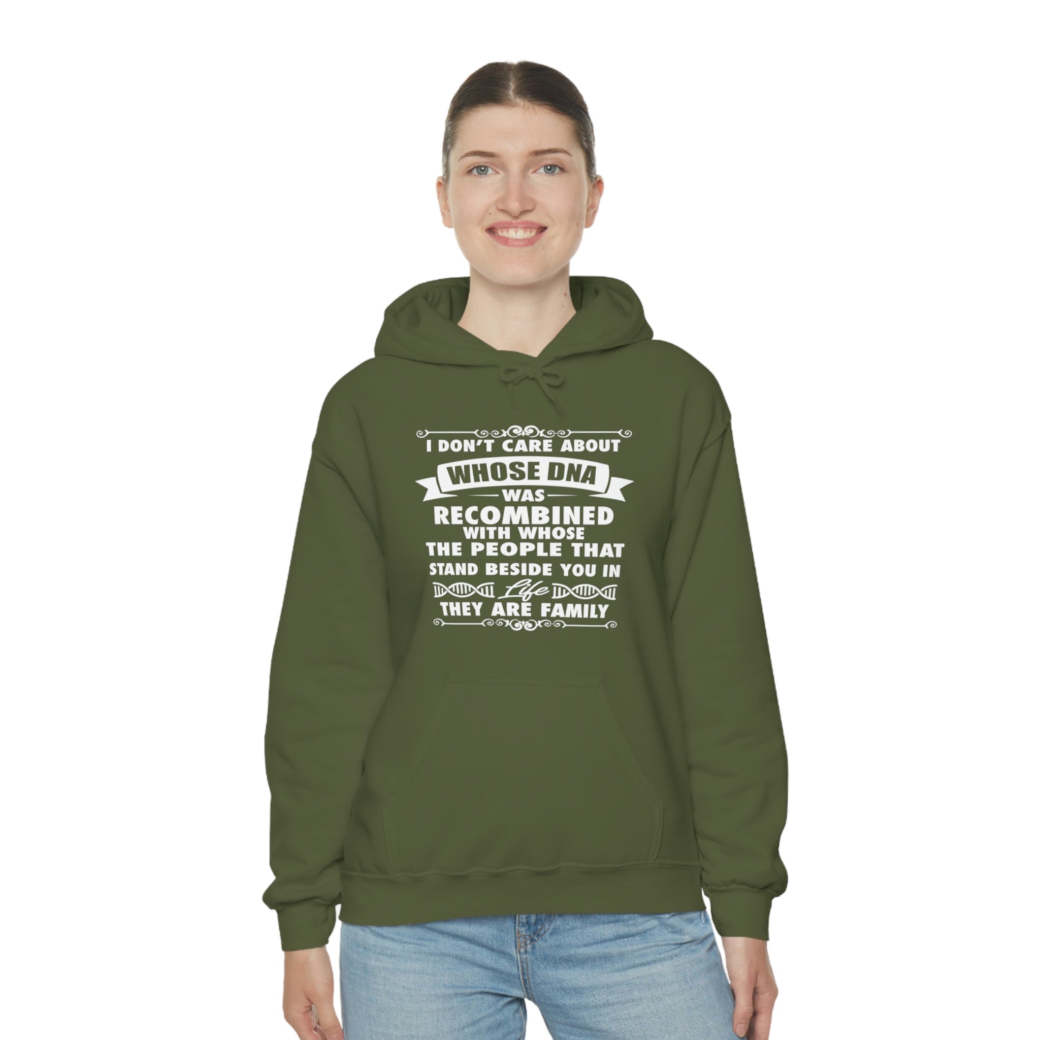 People That Stand Beside You Are Family - Unisex Heavy Blend™ Hooded Sweatshirt