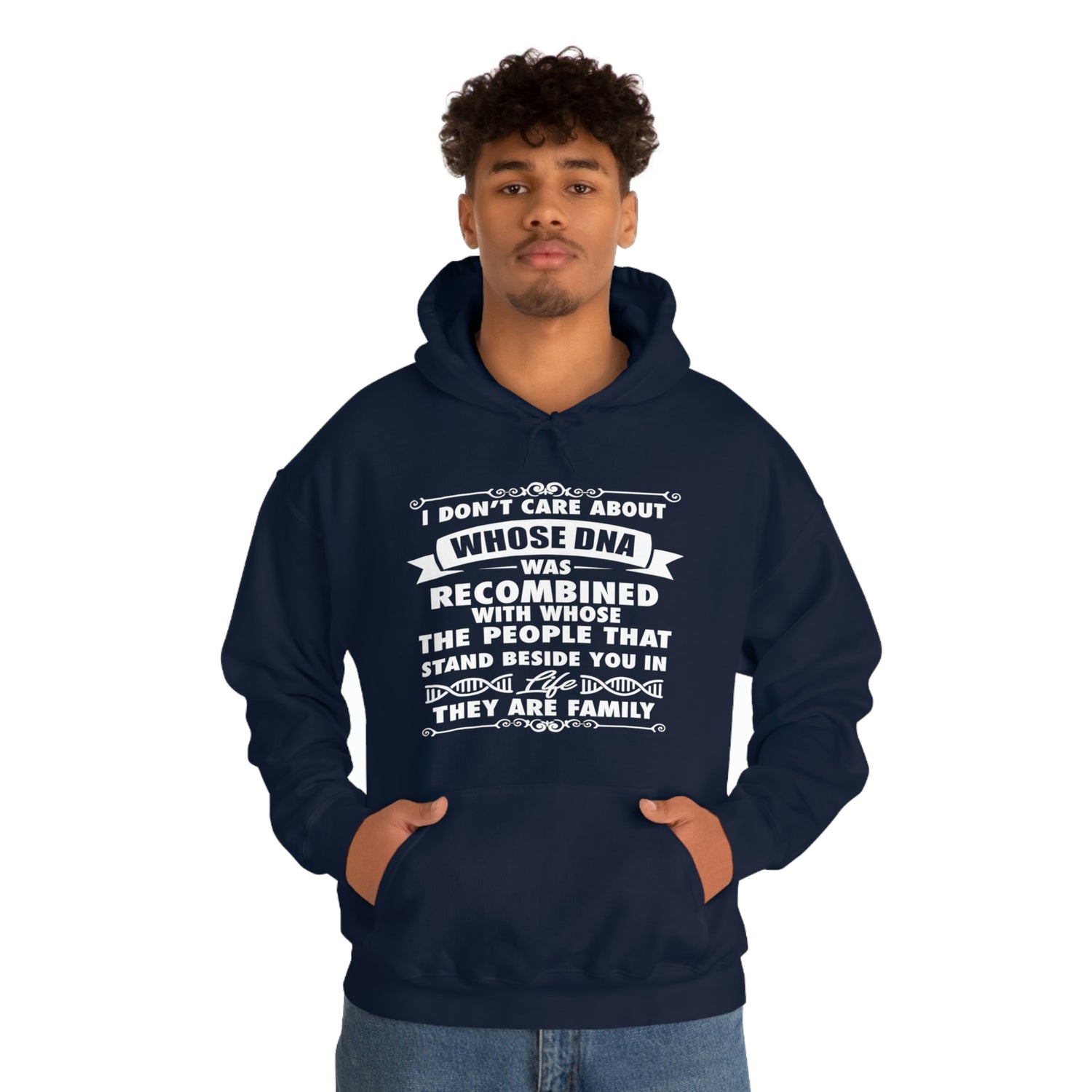 People That Stand Beside You Are Family - Unisex Heavy Blend™ Hooded Sweatshirt
