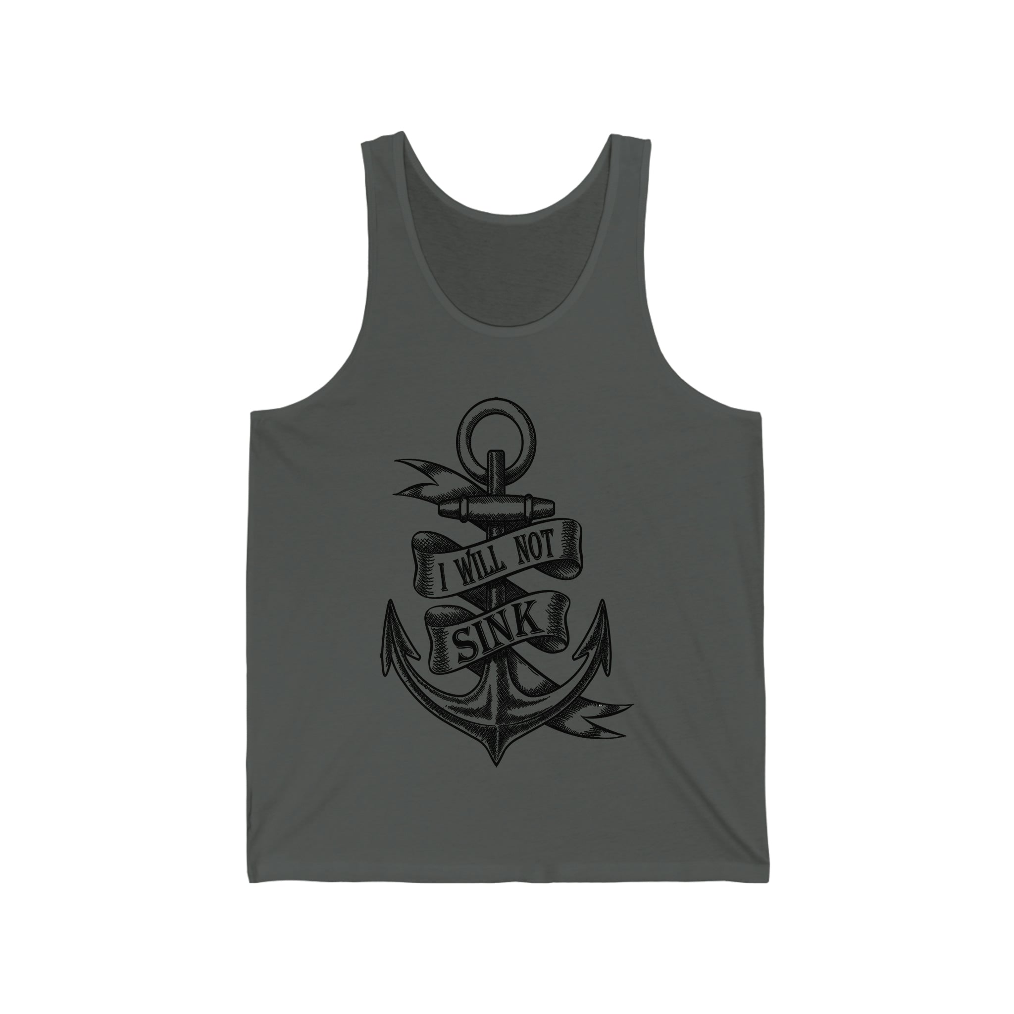 I Will Not Sink - Unisex Jersey Tank Top