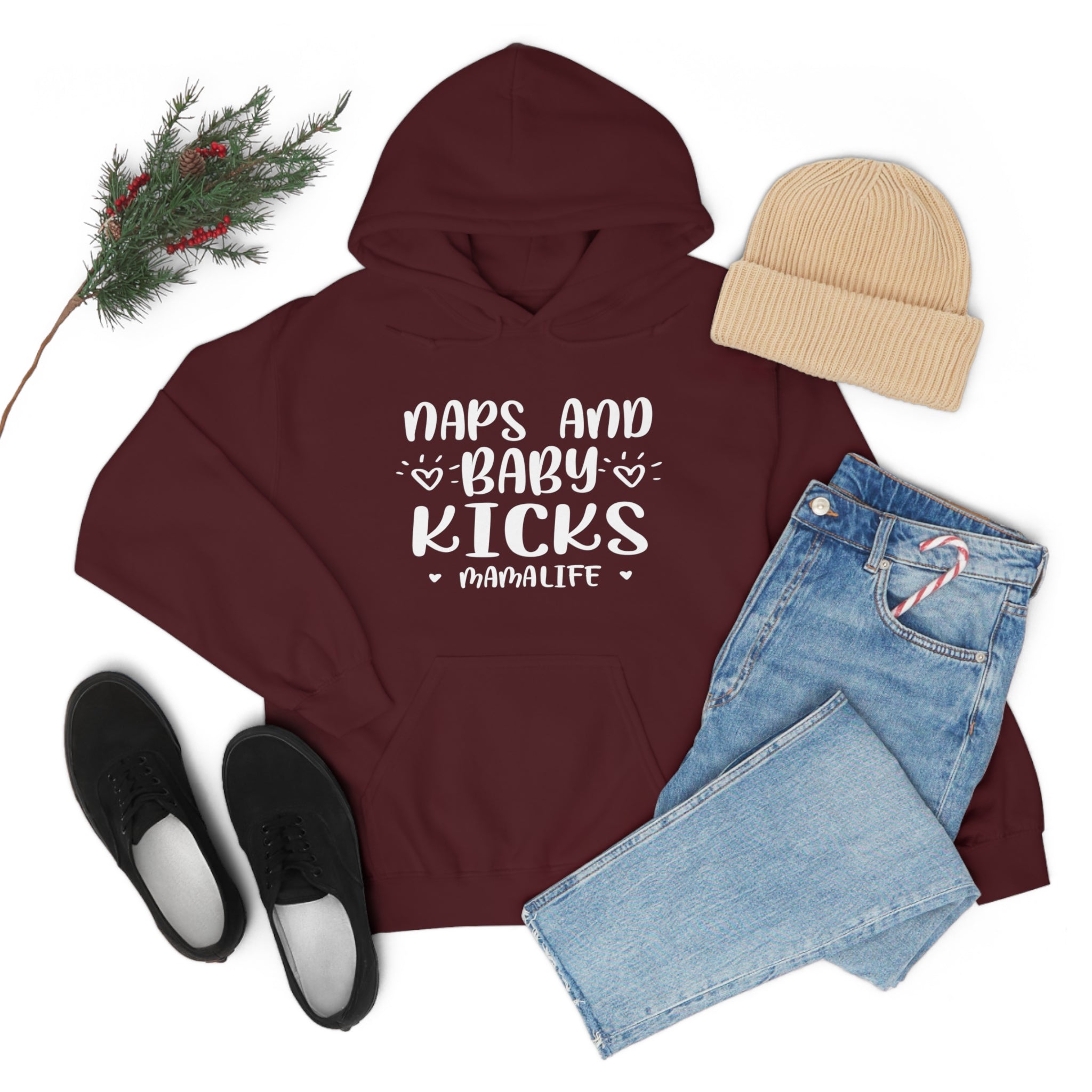 Naps & Baby Kicks - Unisex Heavy Blend™ Hooded Sweatshirt