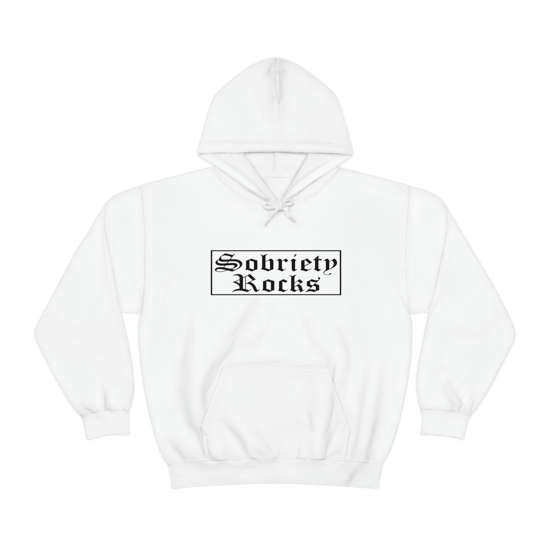 Sobriety Rocks - Unisex Heavy Blend™ Hooded Sweatshirt