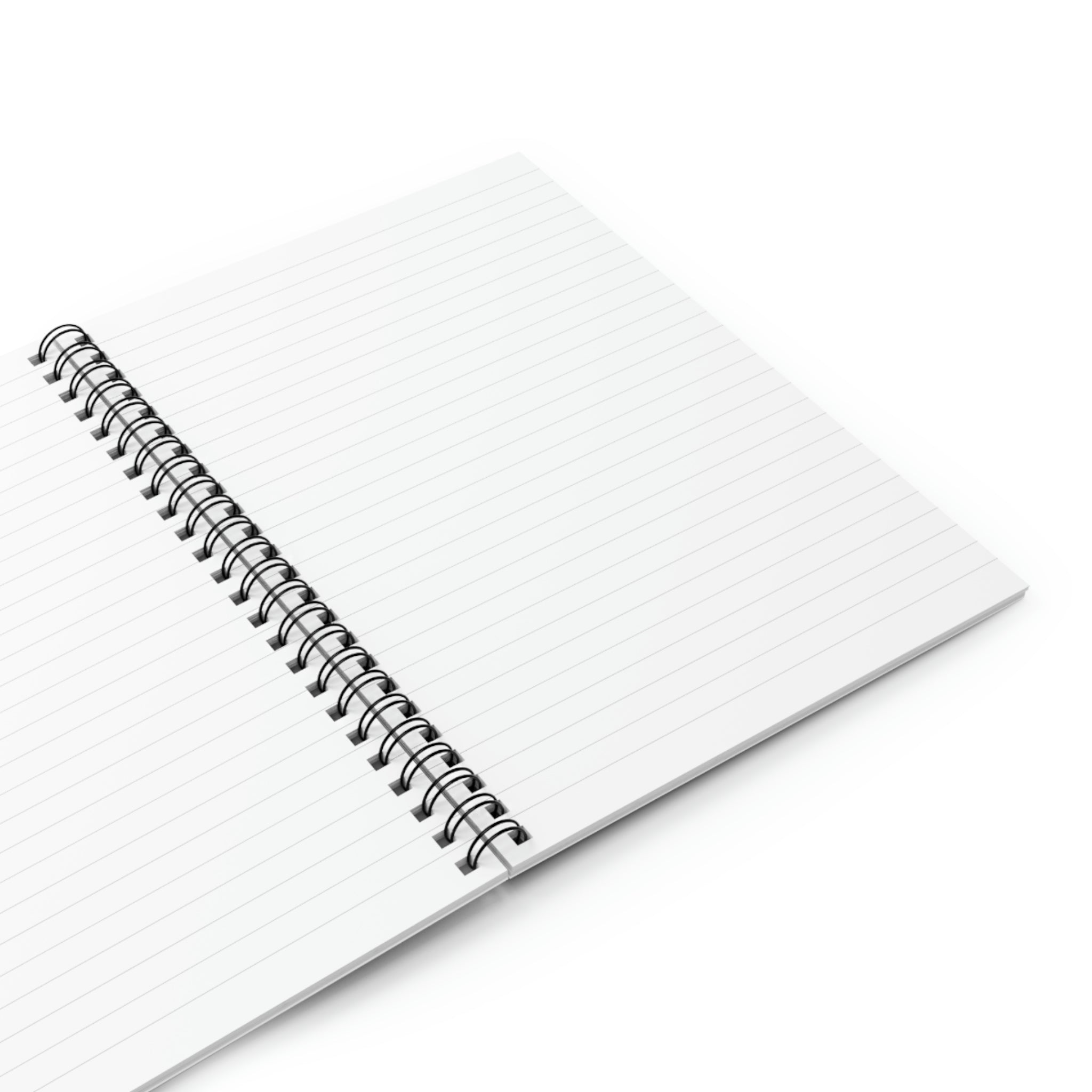 Overcome Through Courage and Strength - Spiral Notebook - Ruled Line
