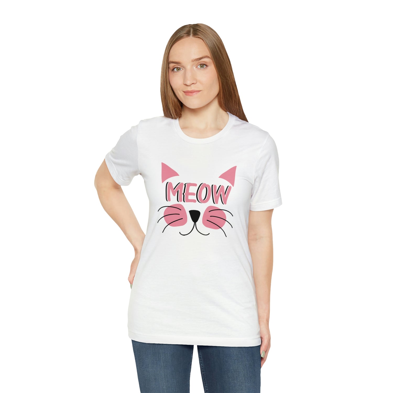 Meow - Unisex Jersey Short Sleeve Tee