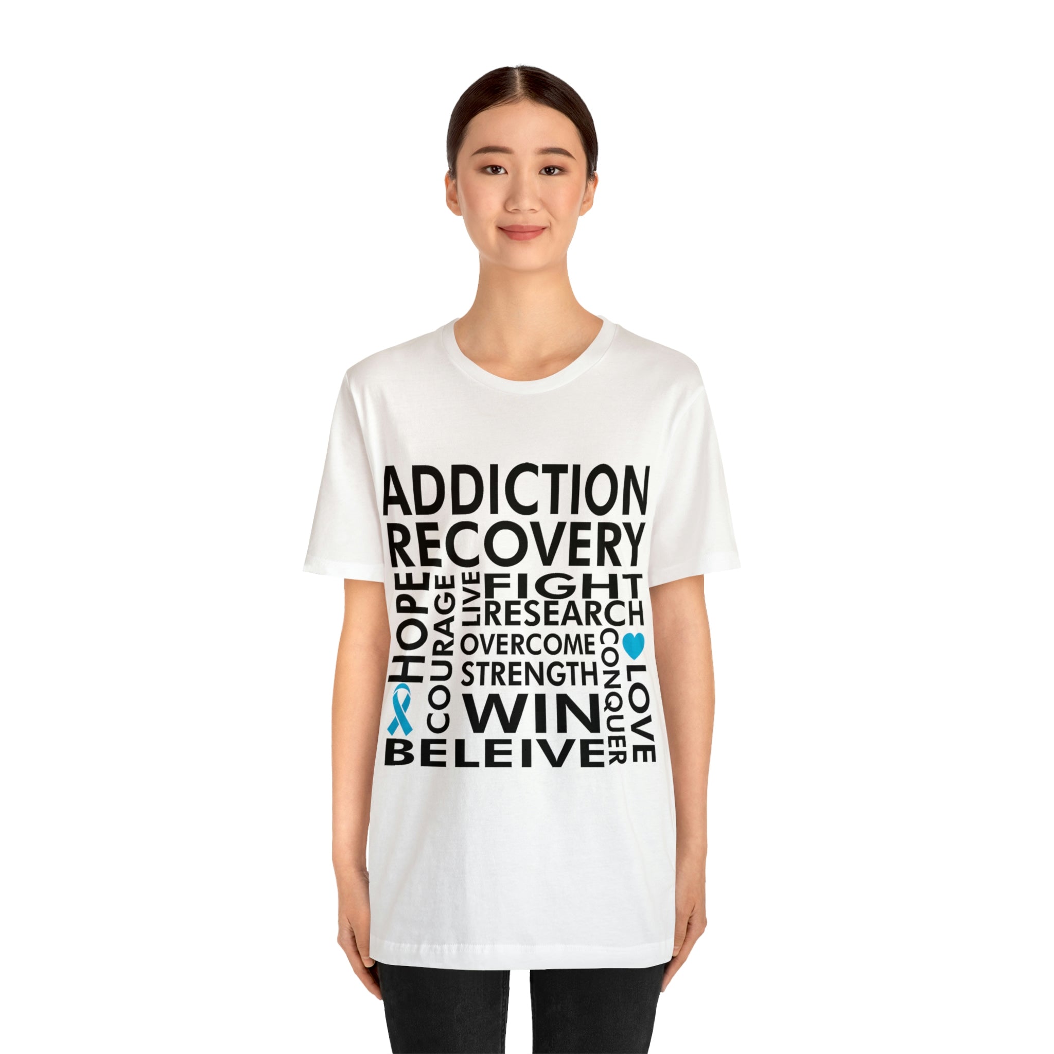 Addiction Recovery - Unisex Jersey Short Sleeve Tee