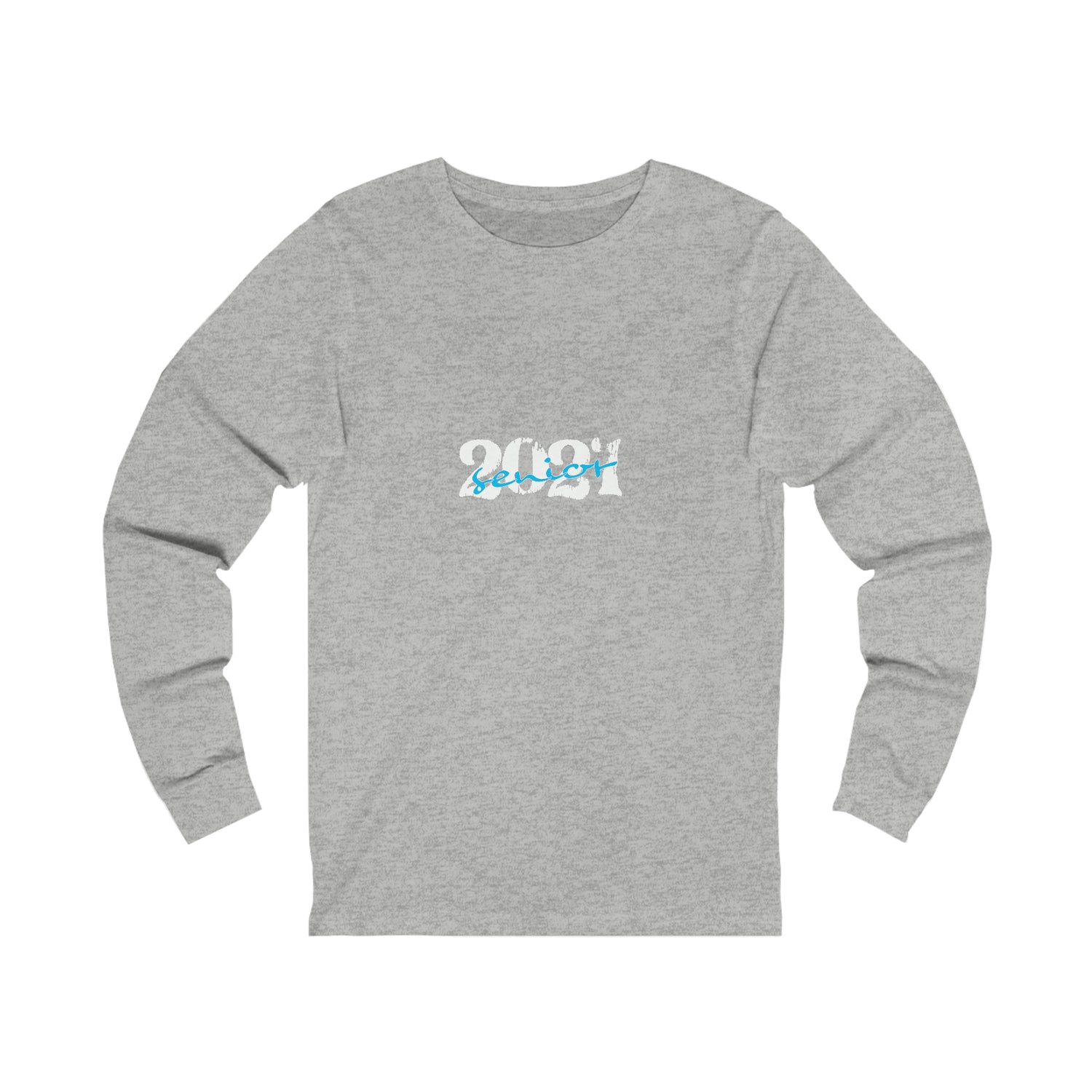 Senior With Class Year Customizable - Unisex Jersey Long Sleeve Tee
