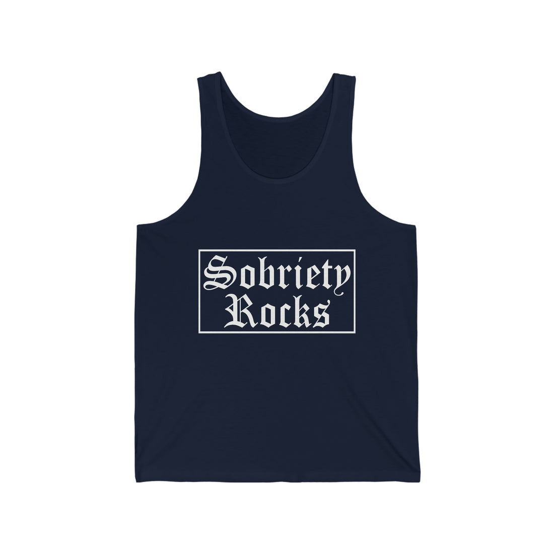 Sobriety Rocks - Unisex Jersey Tank Top